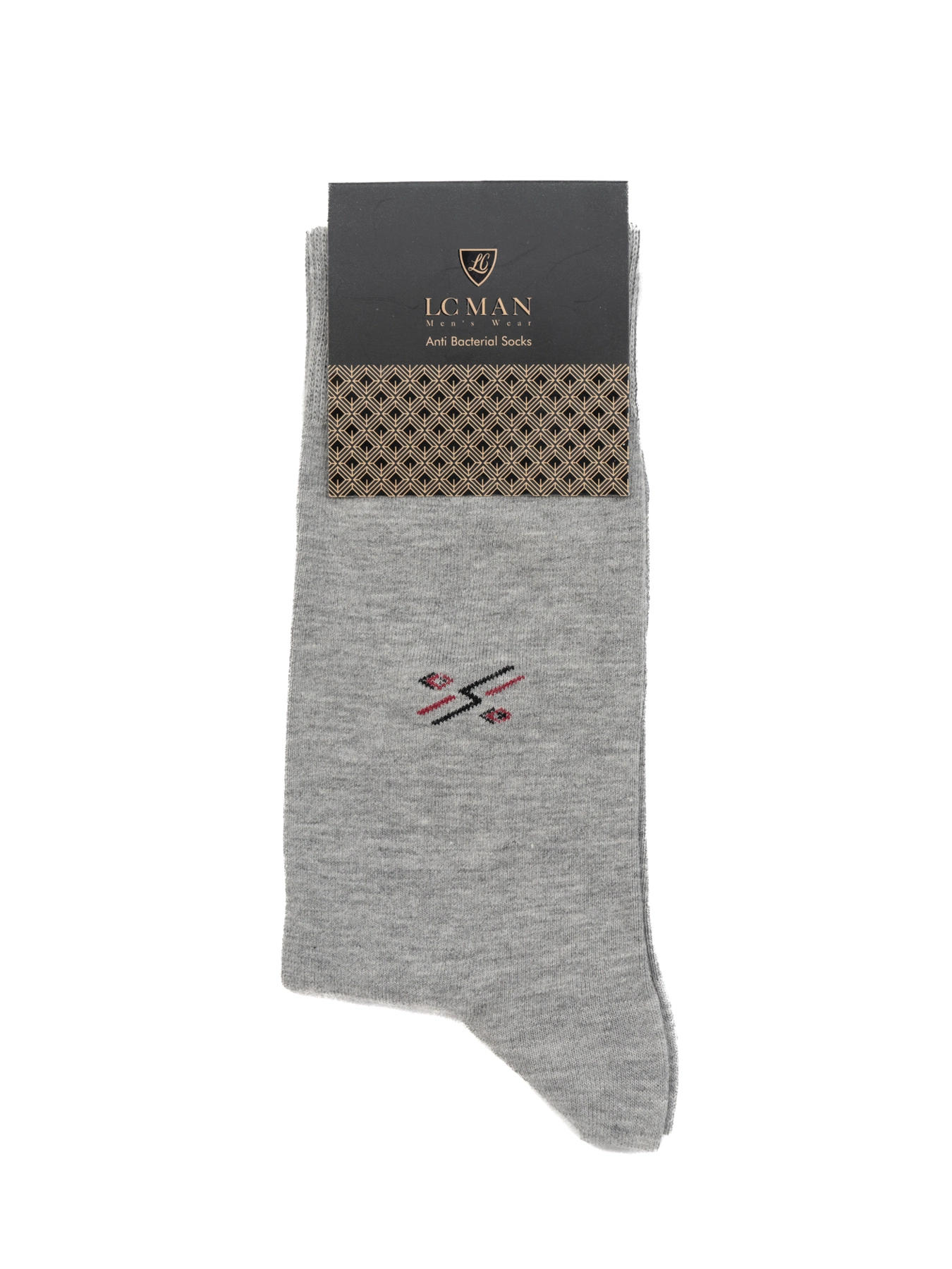 جوراب طوسی مردانه ساق دار