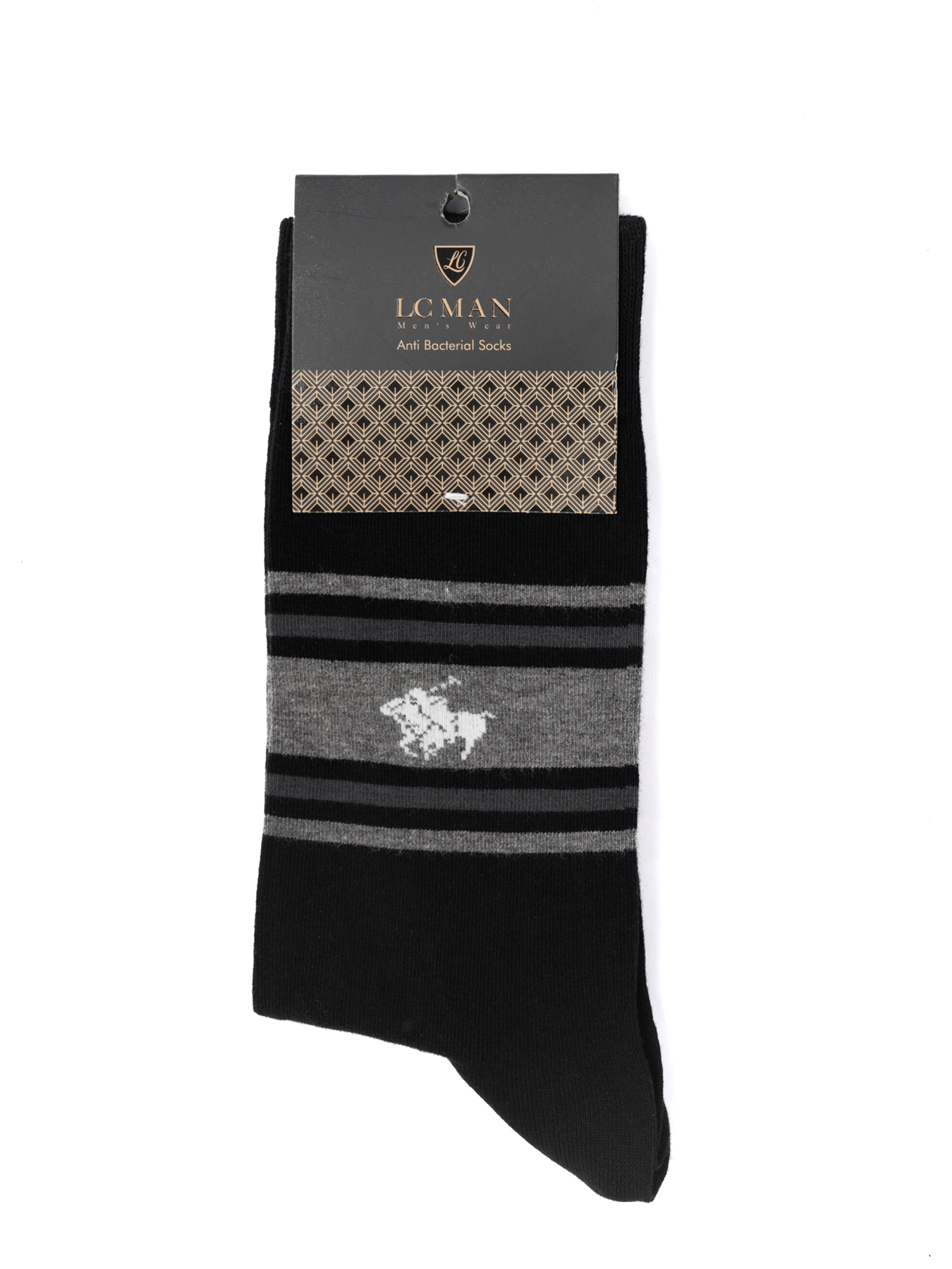 جوراب مشکی مردانه ساق دار