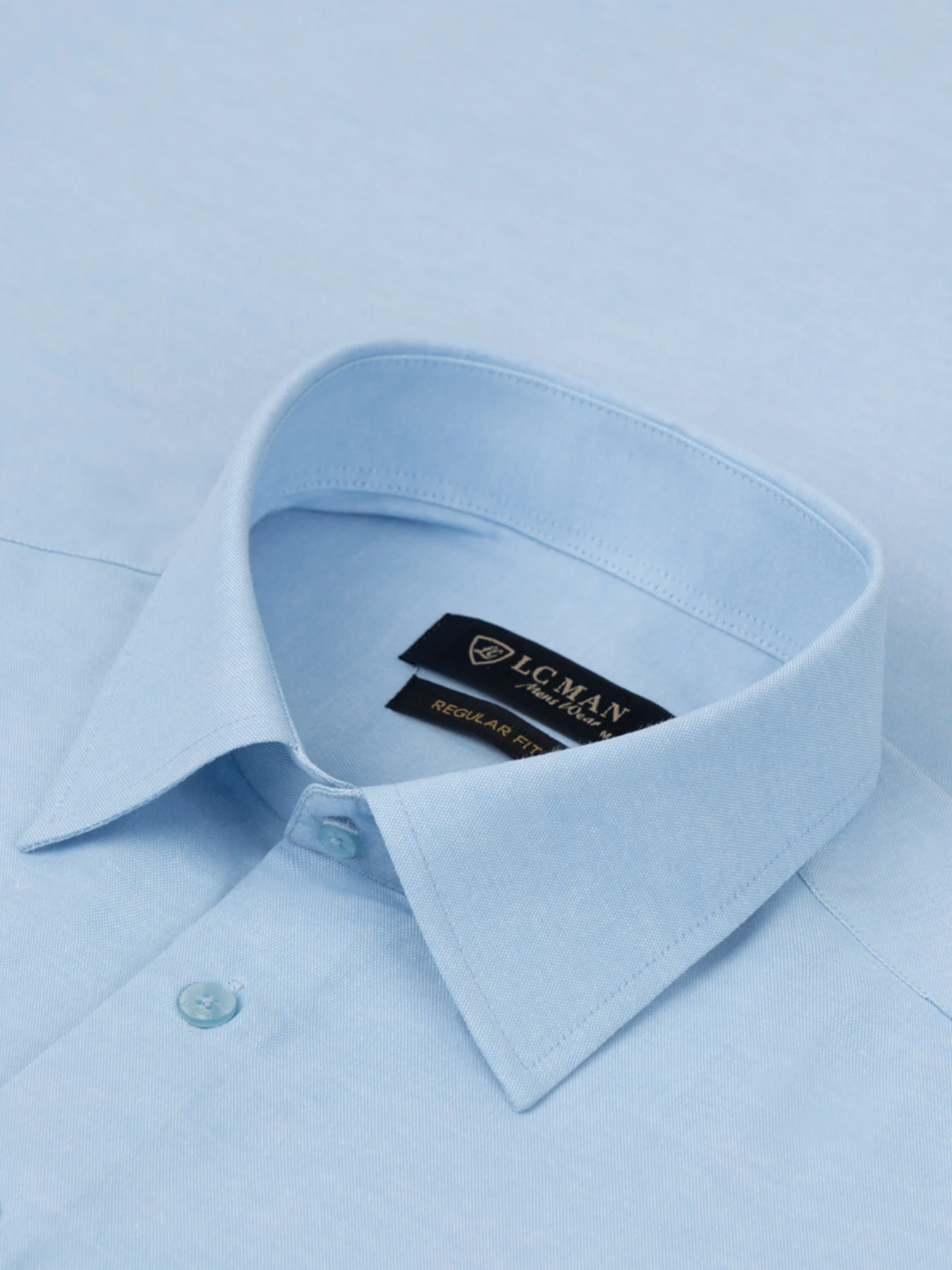 پیراهن آستین کوتاه آبی روشن ال سی من 26