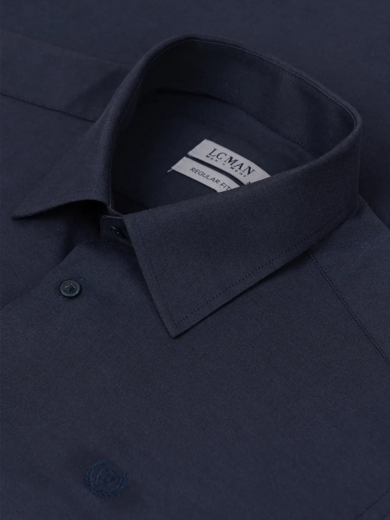 پیراهن آستین کوتاه سرمه ای ال سی من 26