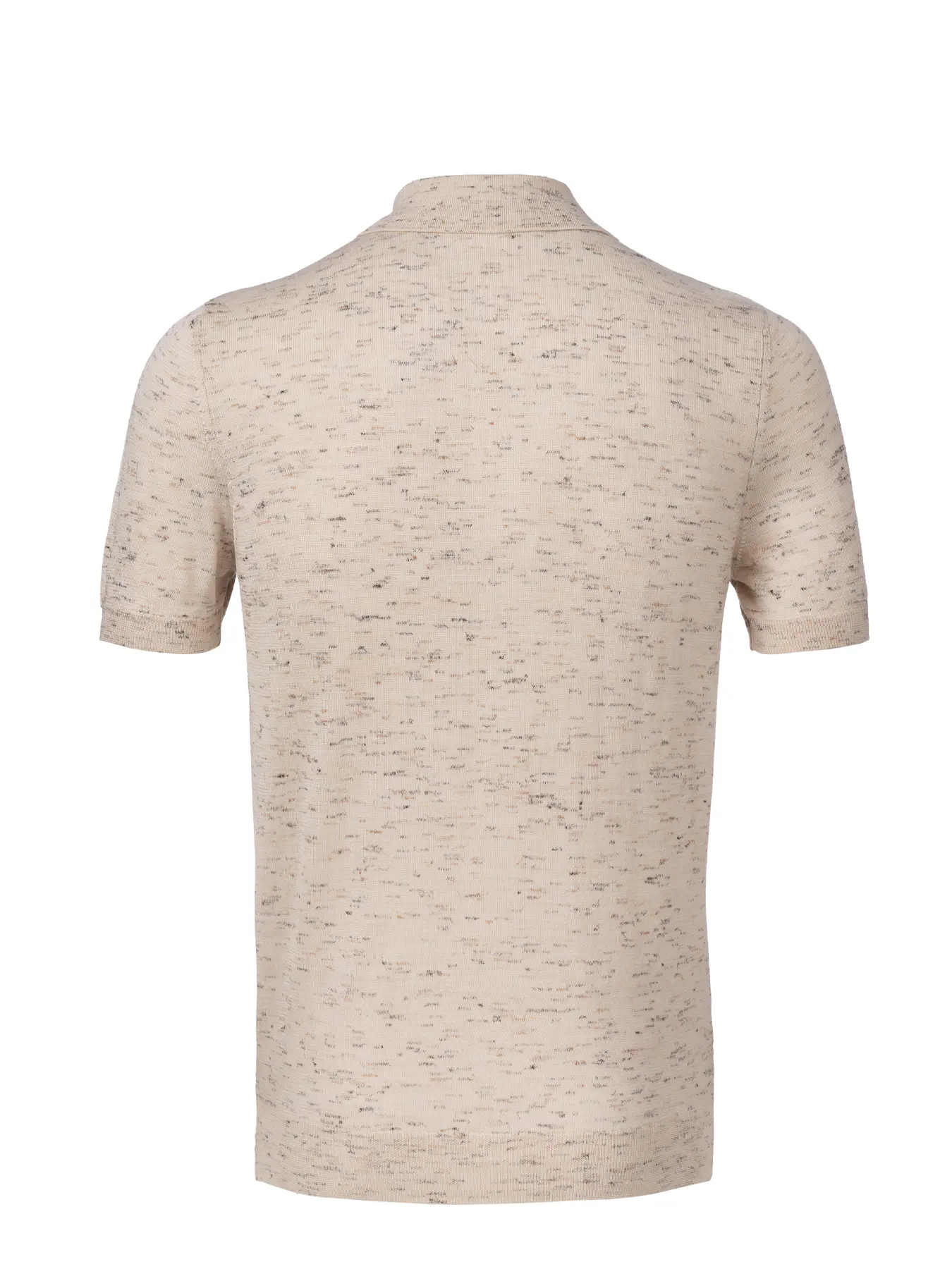 پولوشرت کرم یقه دار نیم زیپ 79