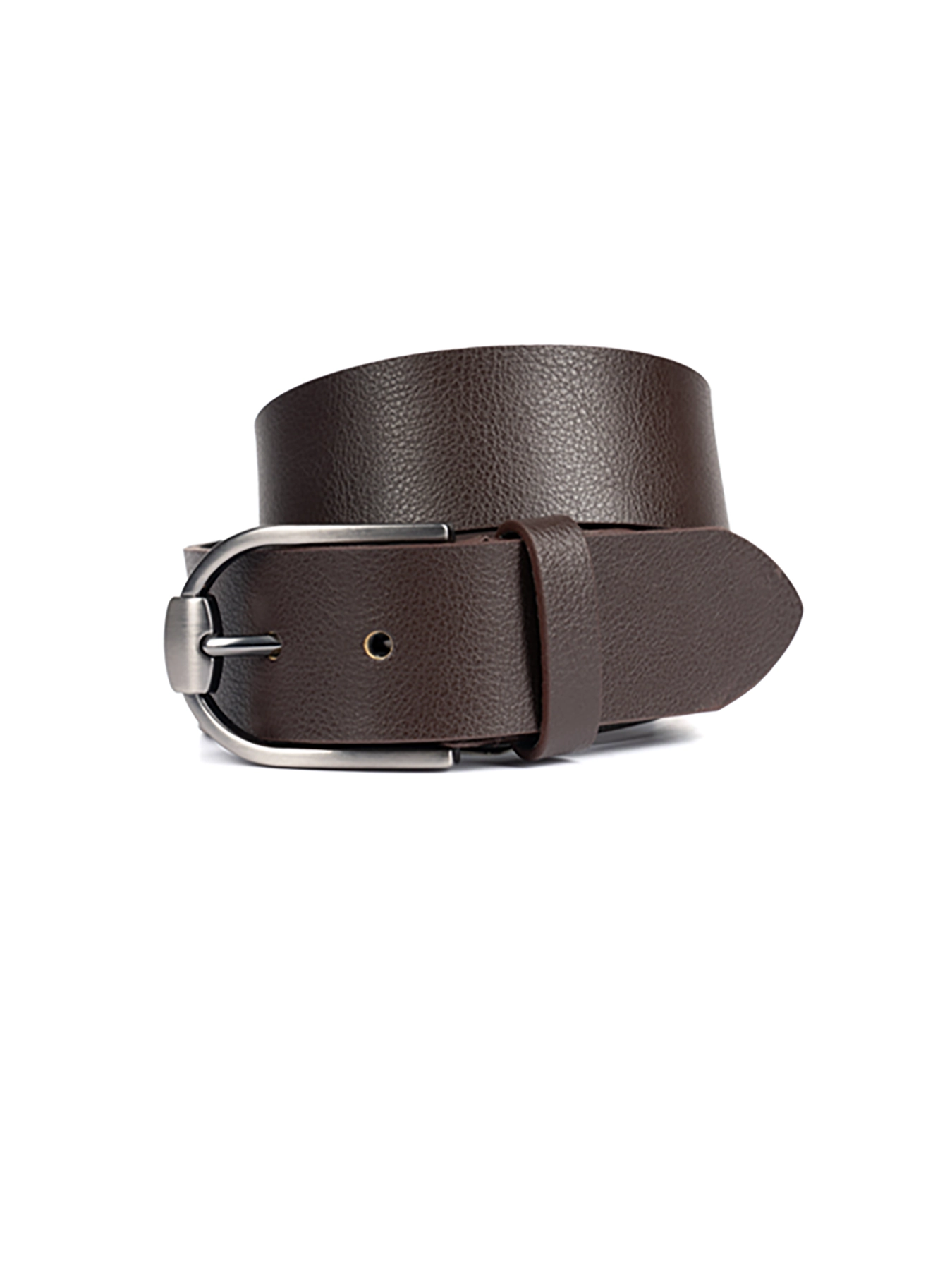 کمربند چرم  قهوه ای زبانه دار فلوتر 2