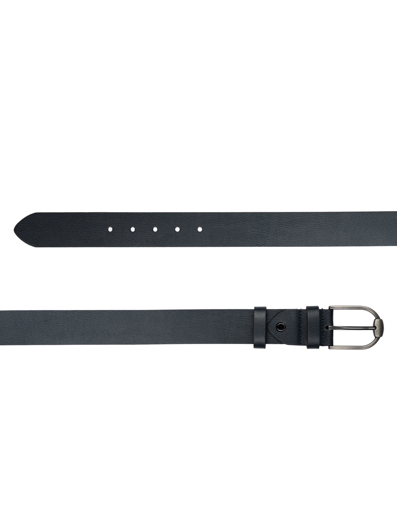 کمربند چرم زبانه دار سرمه ای فلوتر 39