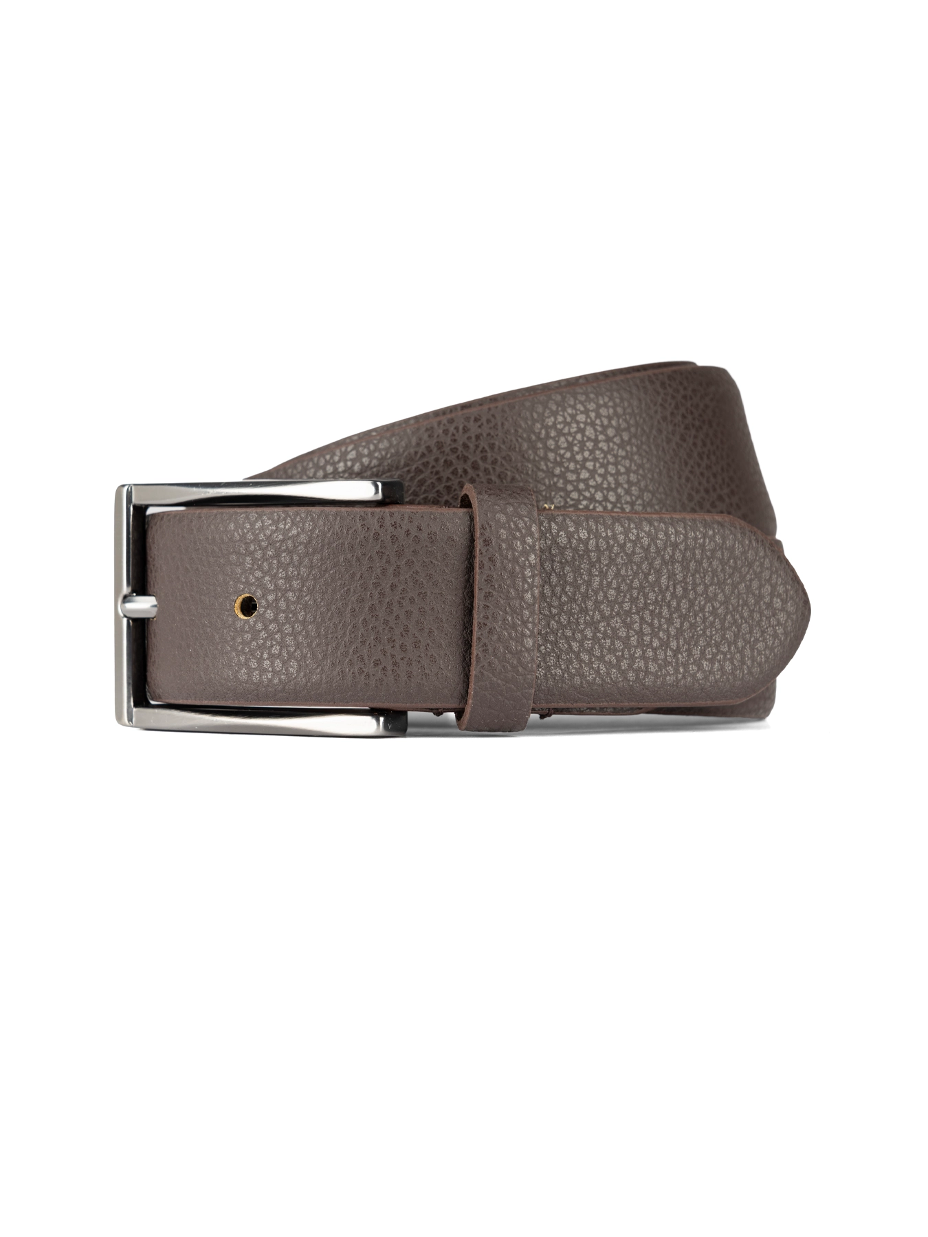 کمربند چرم زبانه دار قهوه ای فلوتر 81