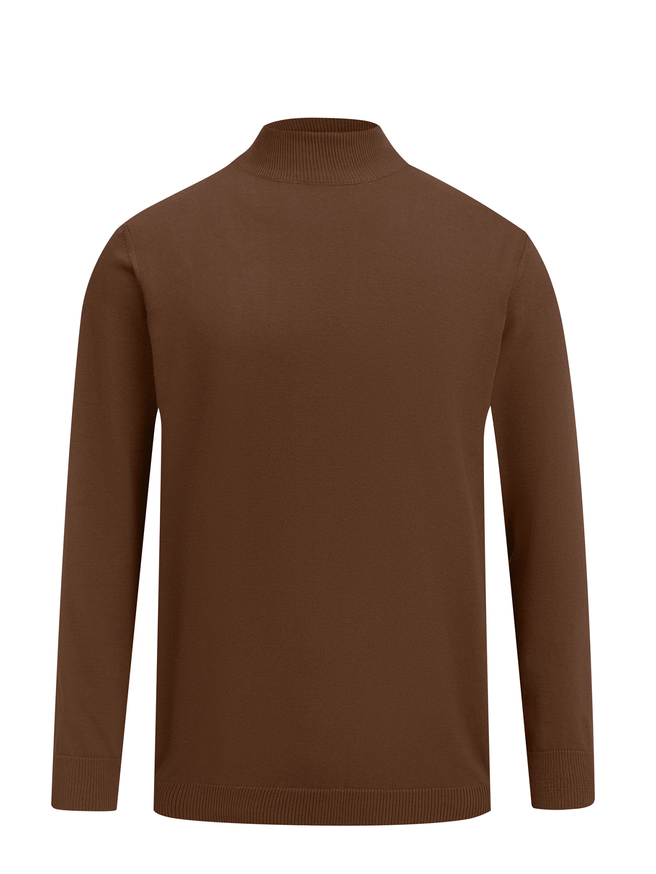پلیور یقه پنج سانت قهوه ای