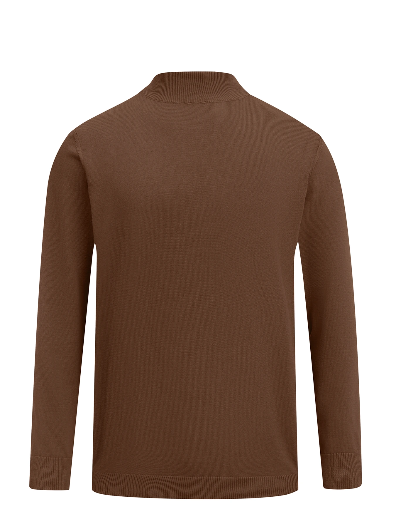 پلیور یقه پنج سانت قهوه ای