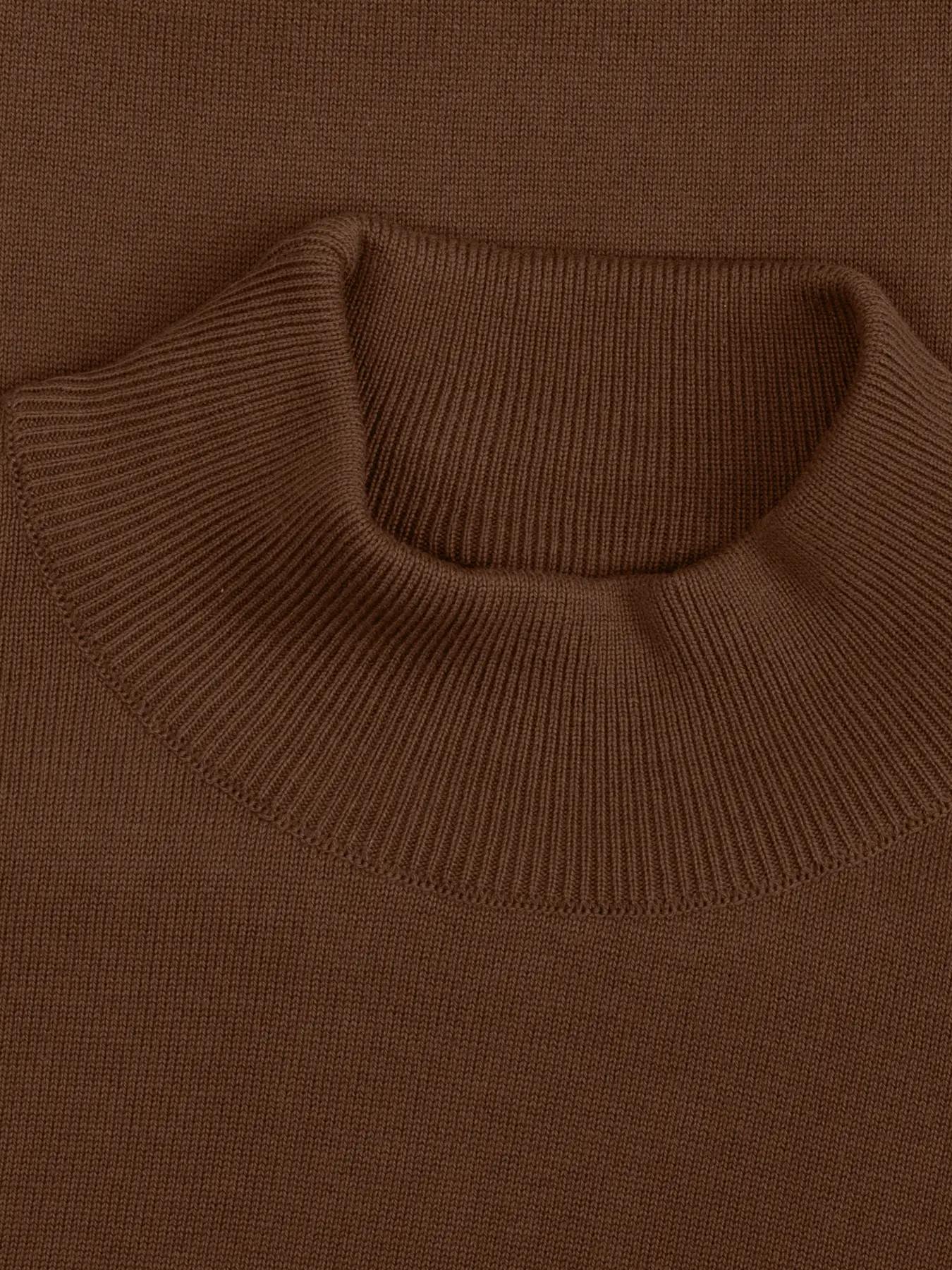 پلیور یقه پنج سانت قهوه ای