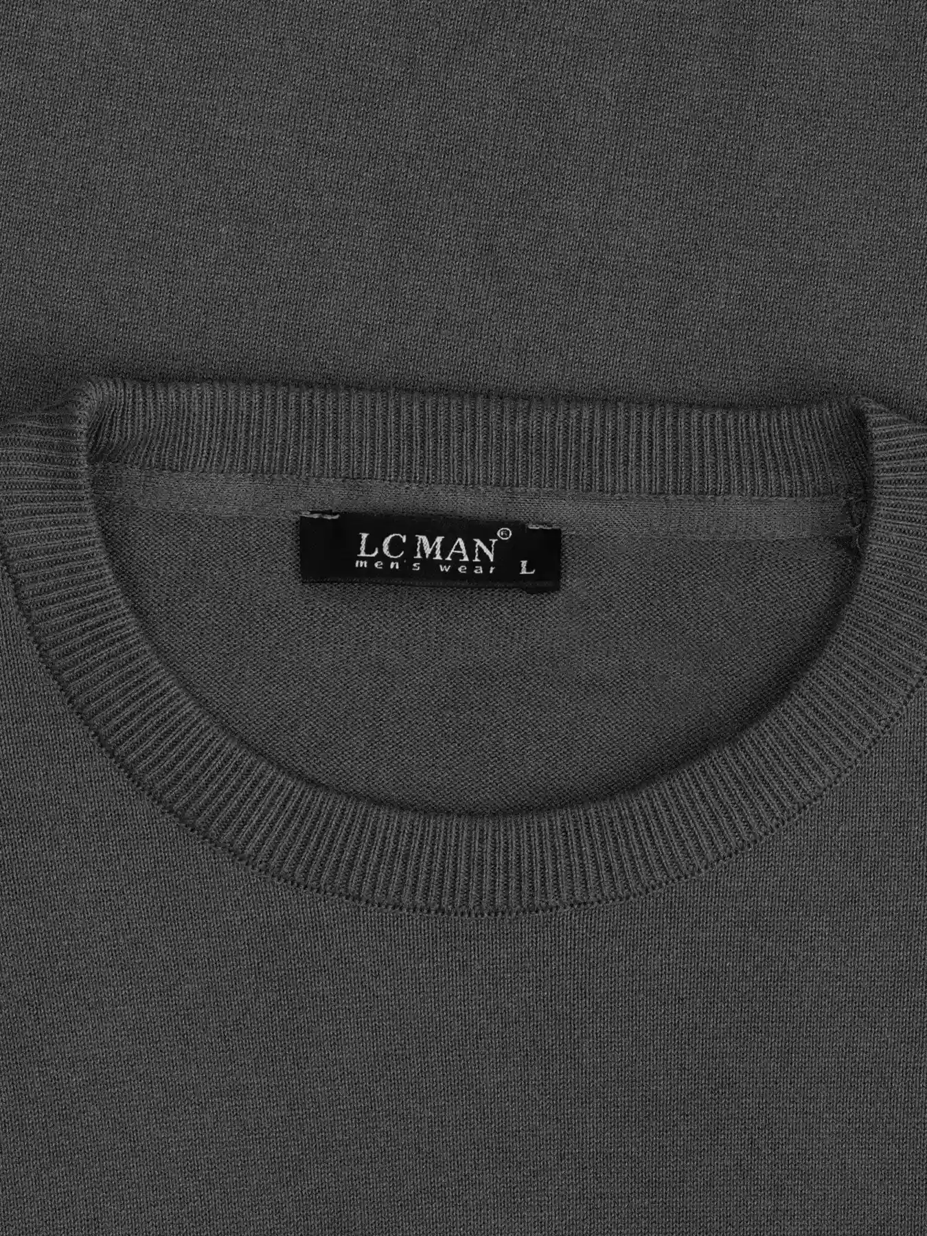 پلیور یقه گرد دودی 57