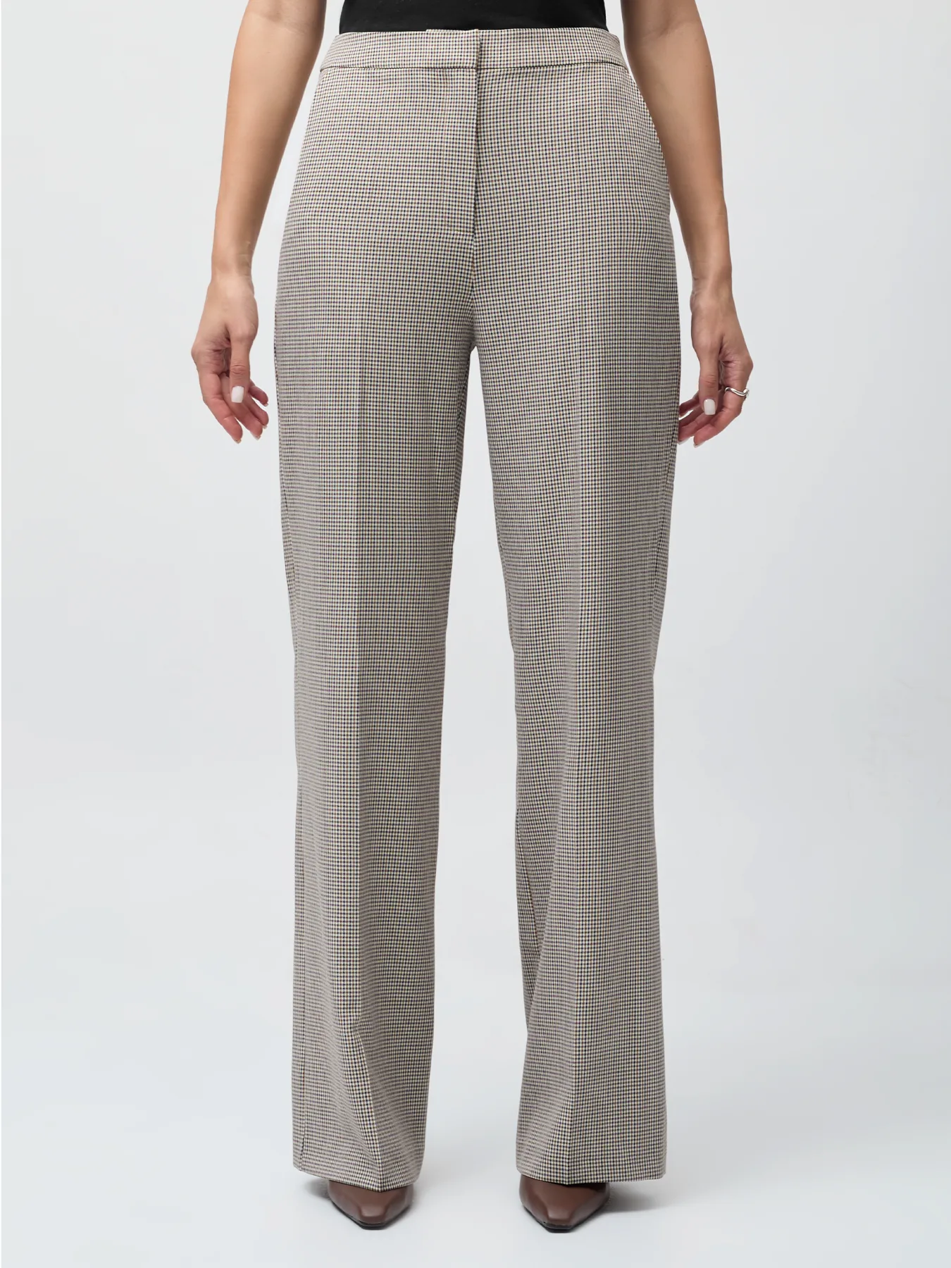 شلوار زنانه چهارخونه راسته 