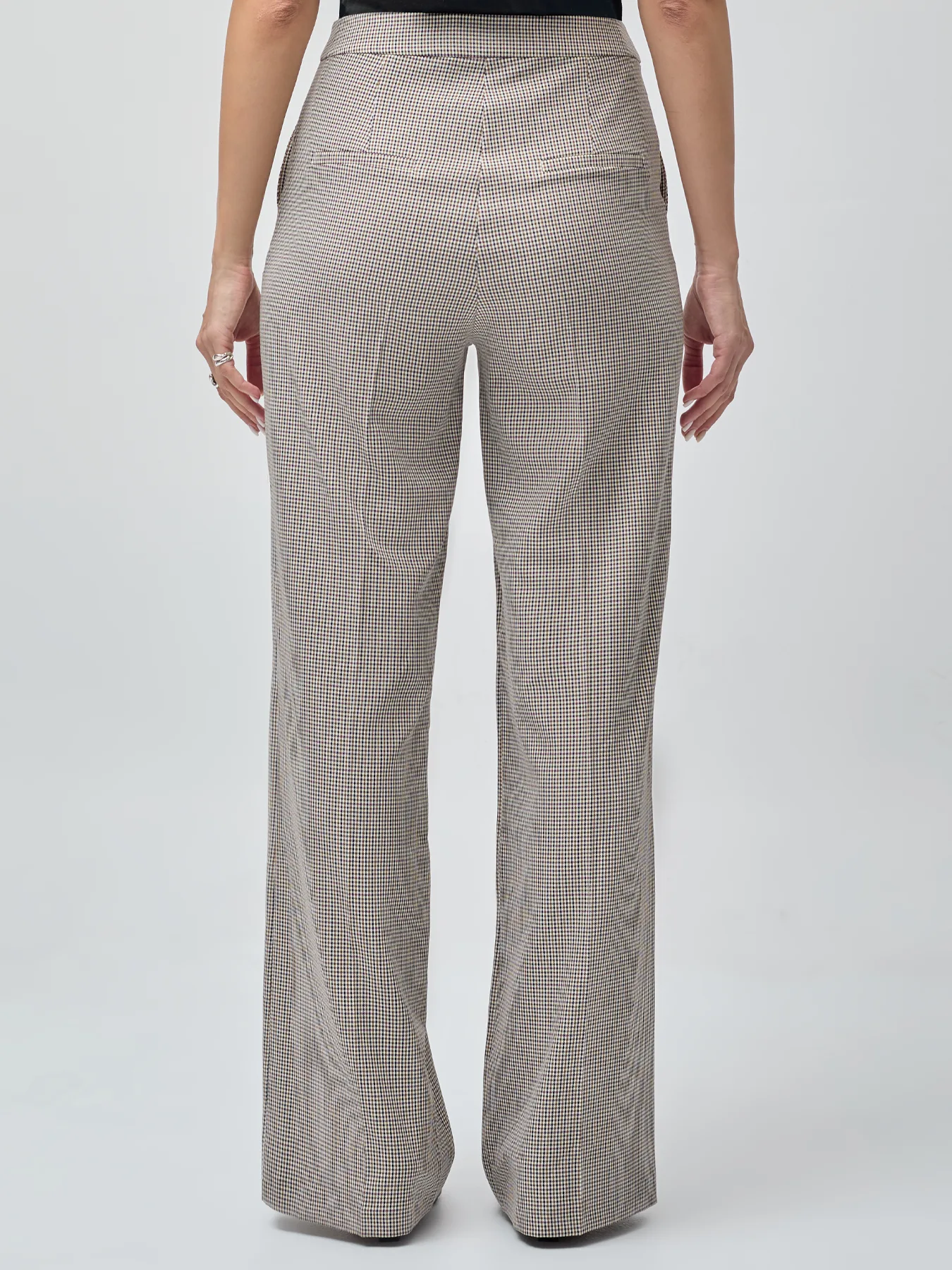 شلوار زنانه چهارخونه راسته 