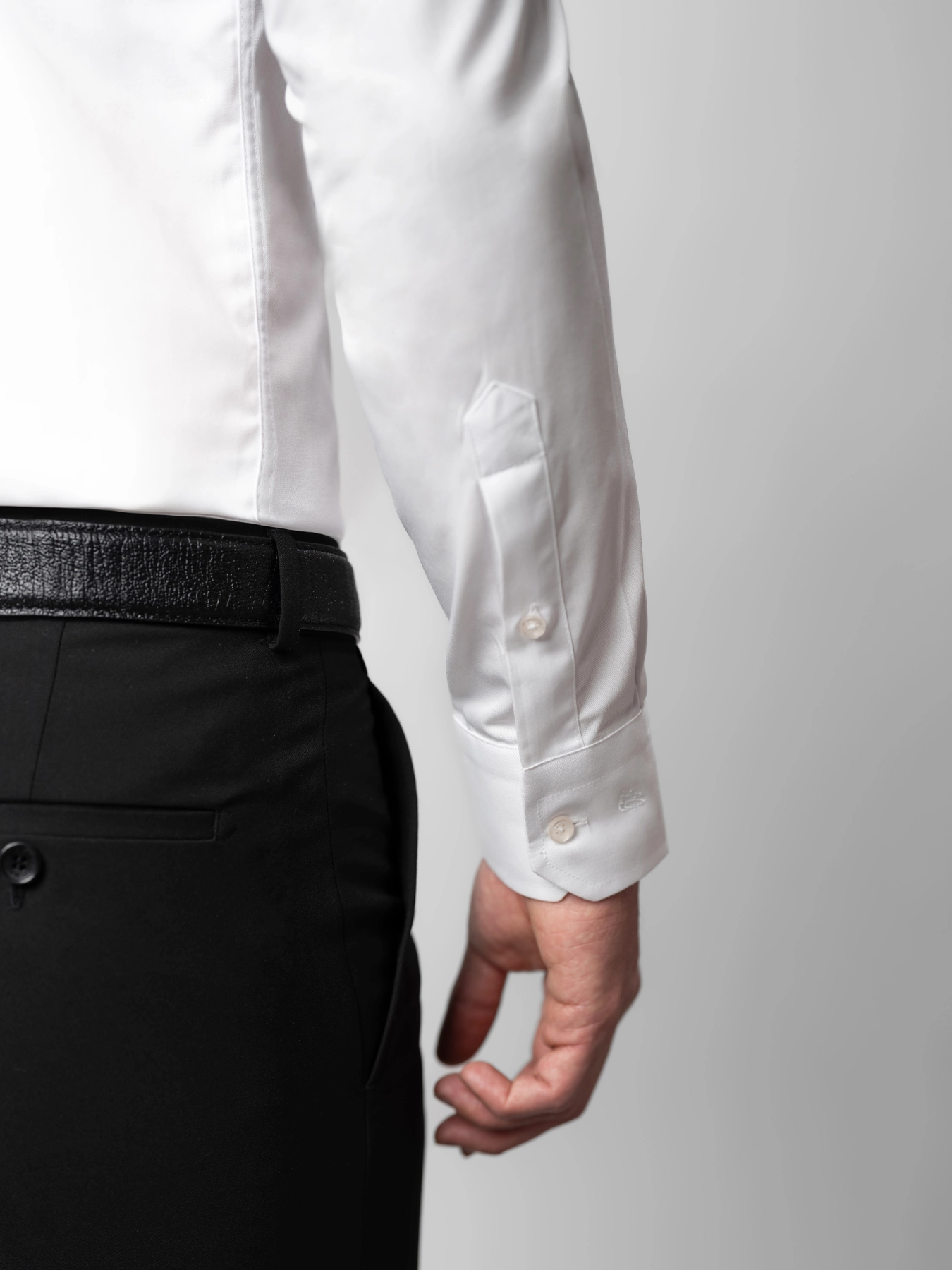 پیراهن آستین بلند سفید 25