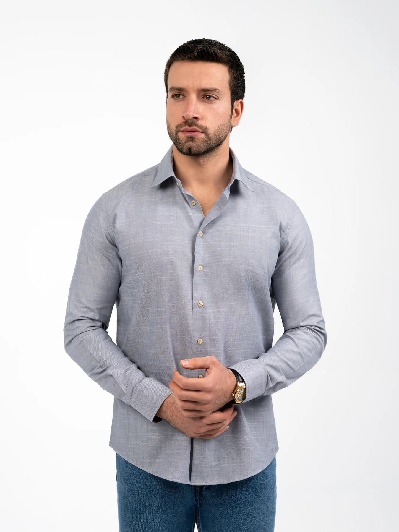 پیراهن آستین بلند ساده 47