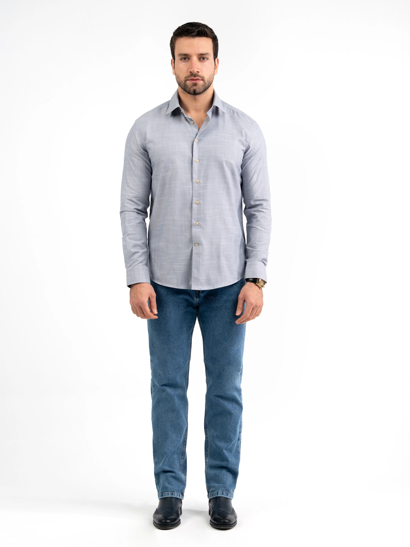 پیراهن آستین بلند ساده 47