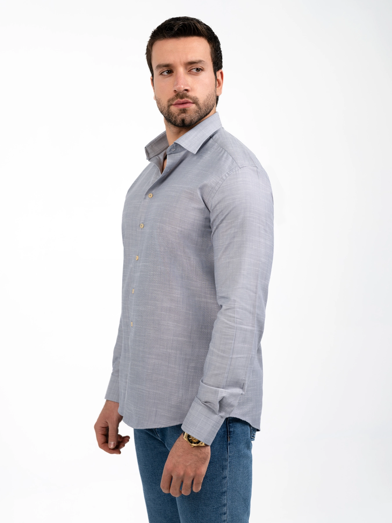 پیراهن آستین بلند ساده 47