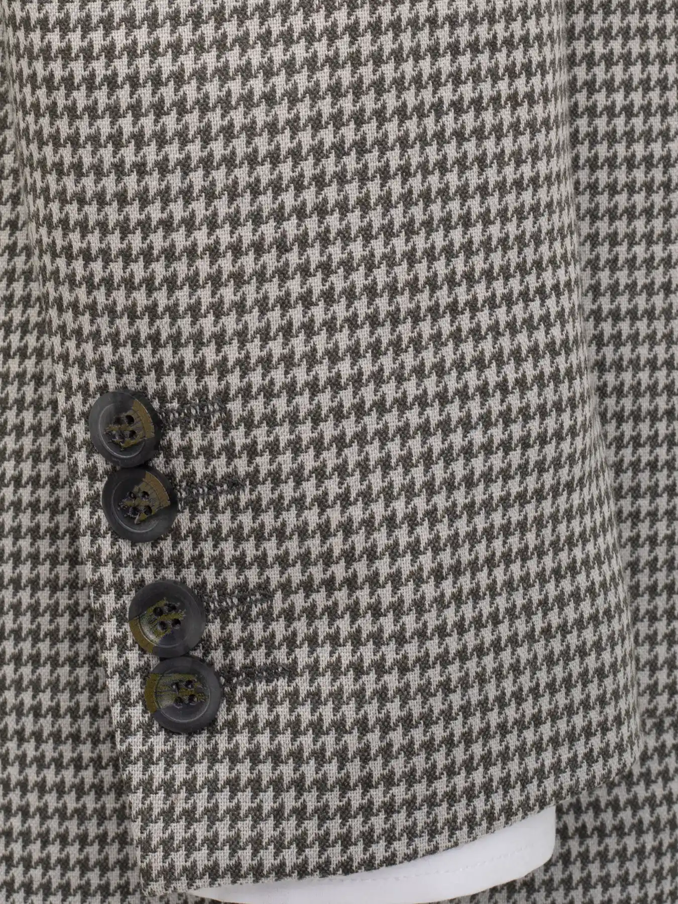 کت تک طرح دار زیتونی ال سی من 61