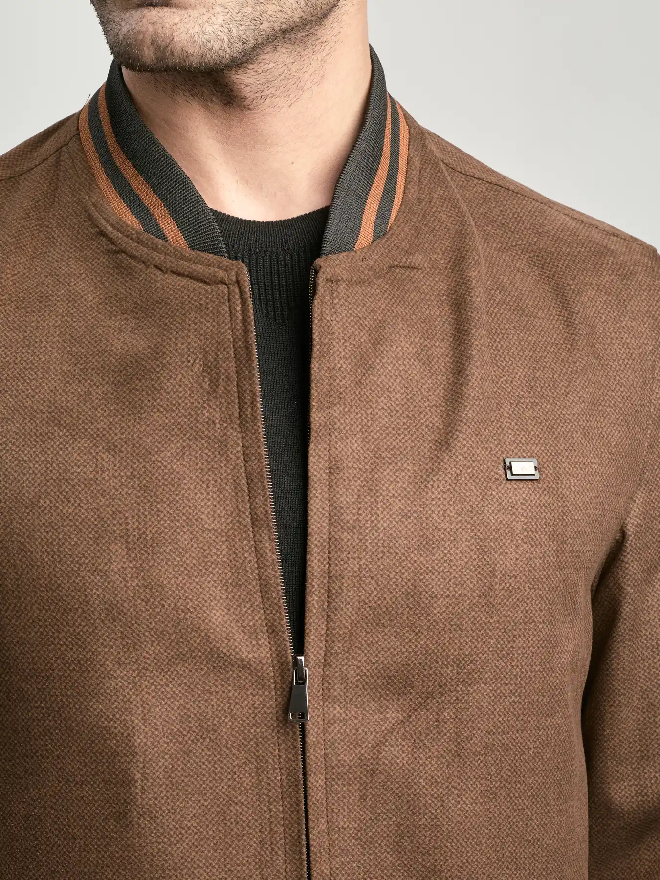 کاپشن قهوه ای ال سی من 11