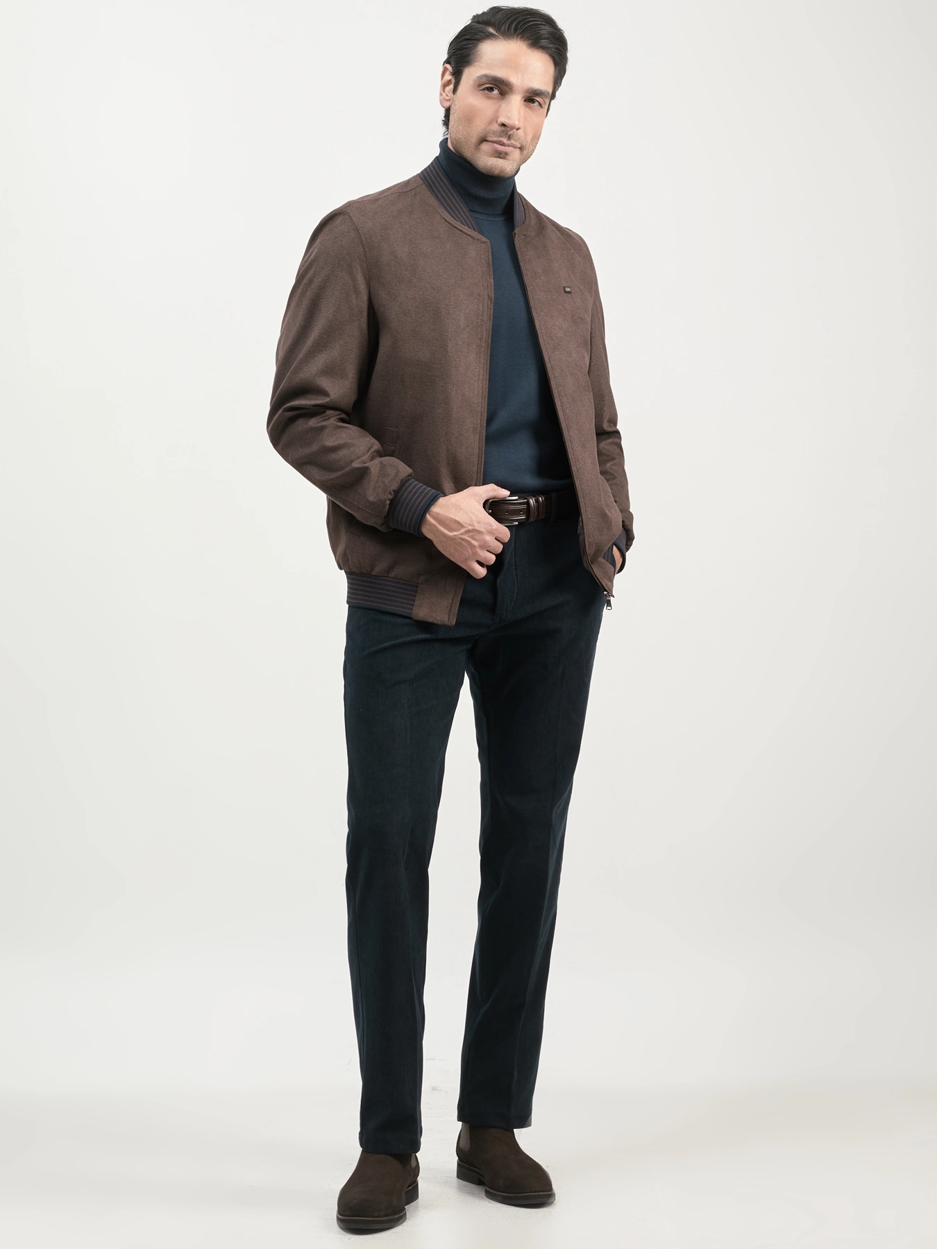 کاپشن قهوه ای ال سی من 23