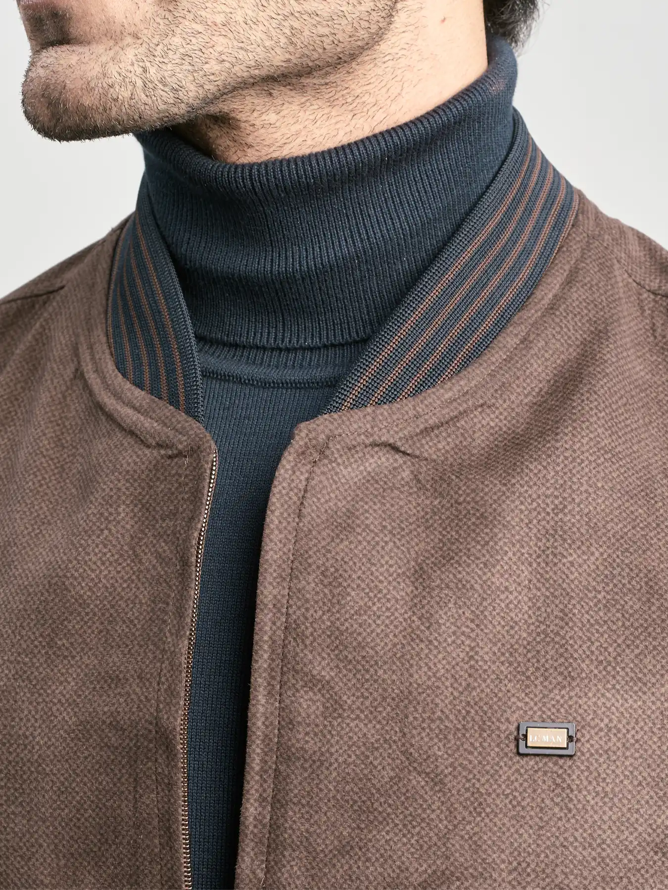 کاپشن قهوه ای ال سی من 23