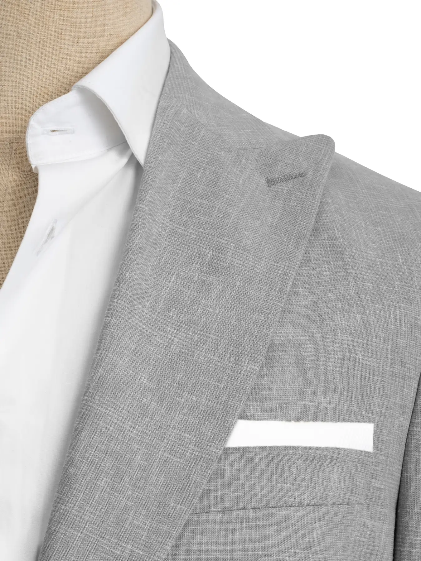 کت تک یقه بلیزر طوسی ال سی من 75