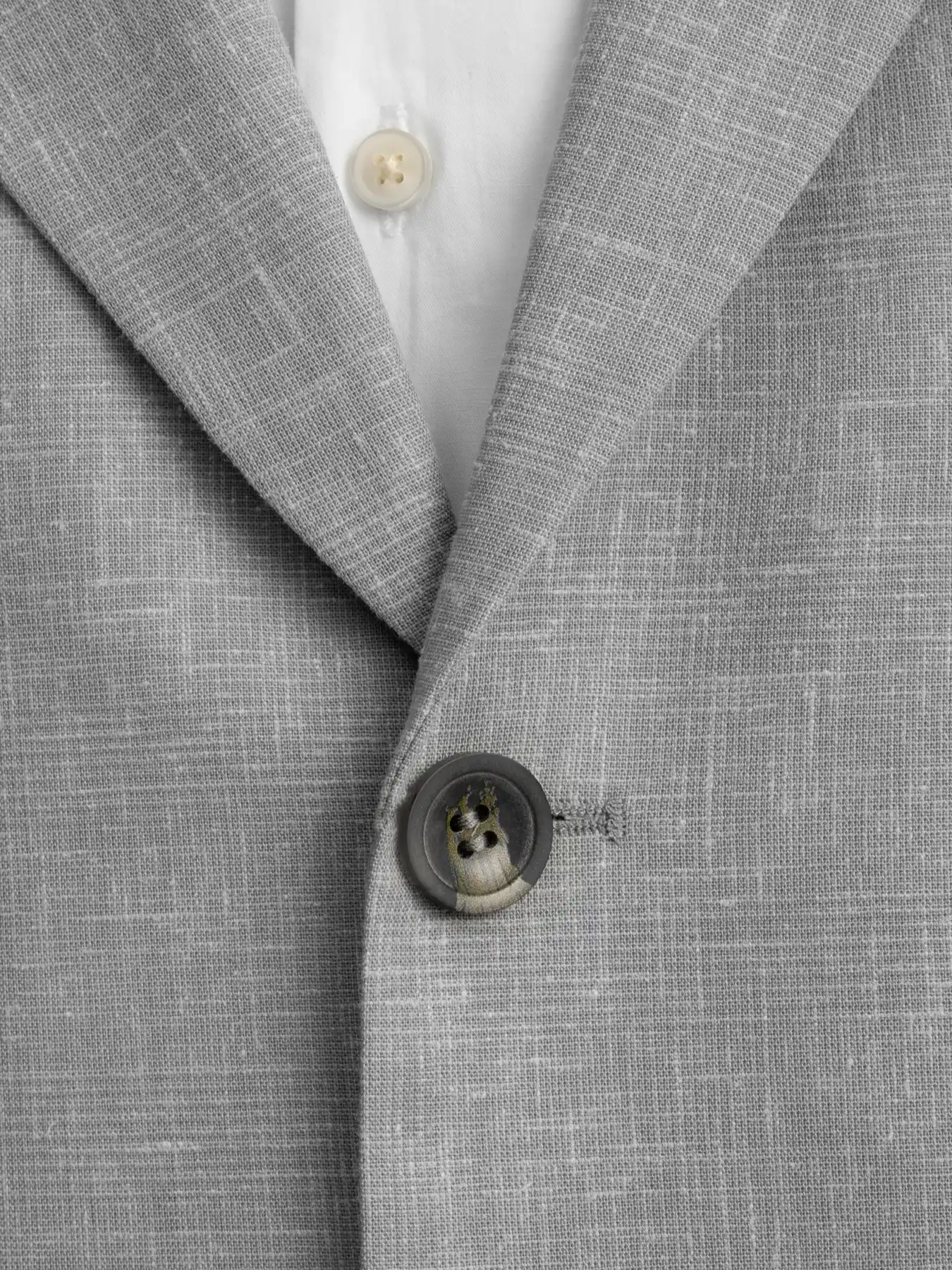 کت تک یقه بلیزر طوسی ال سی من 75