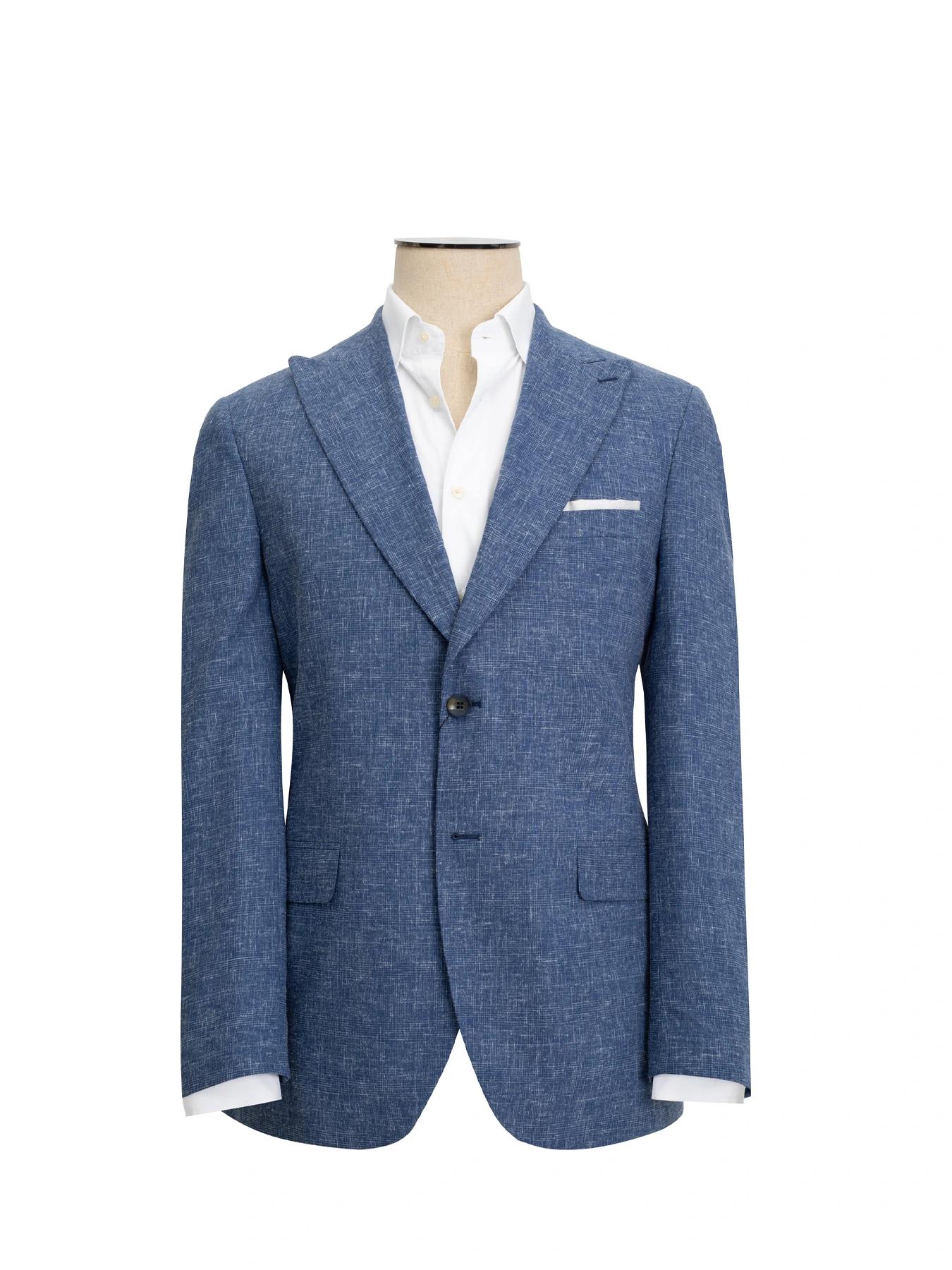 کت تک یقه بلیزر سرمه ای ال سی من 75