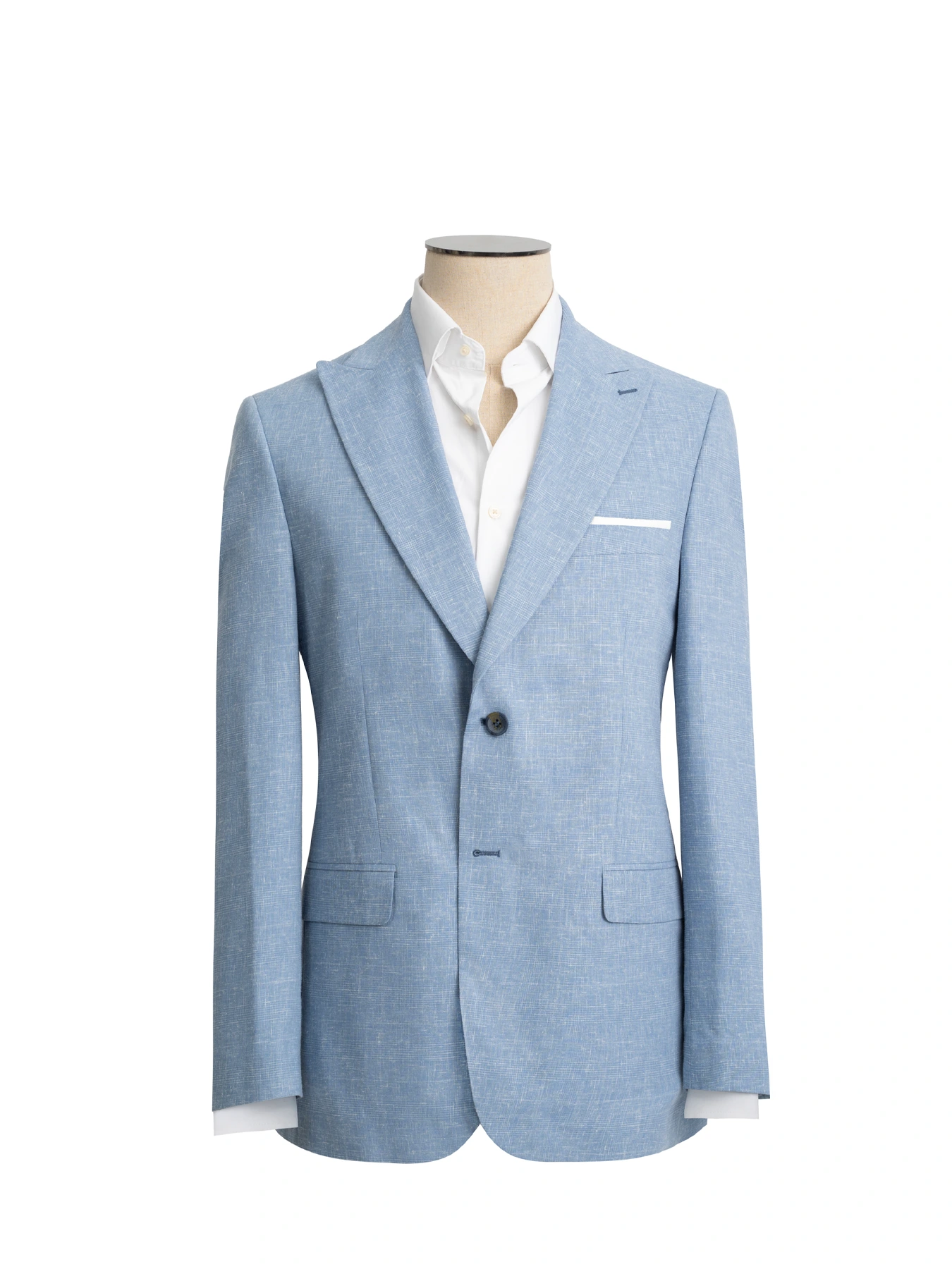 کت تک یقه بلیزر آبی ال سی من 75