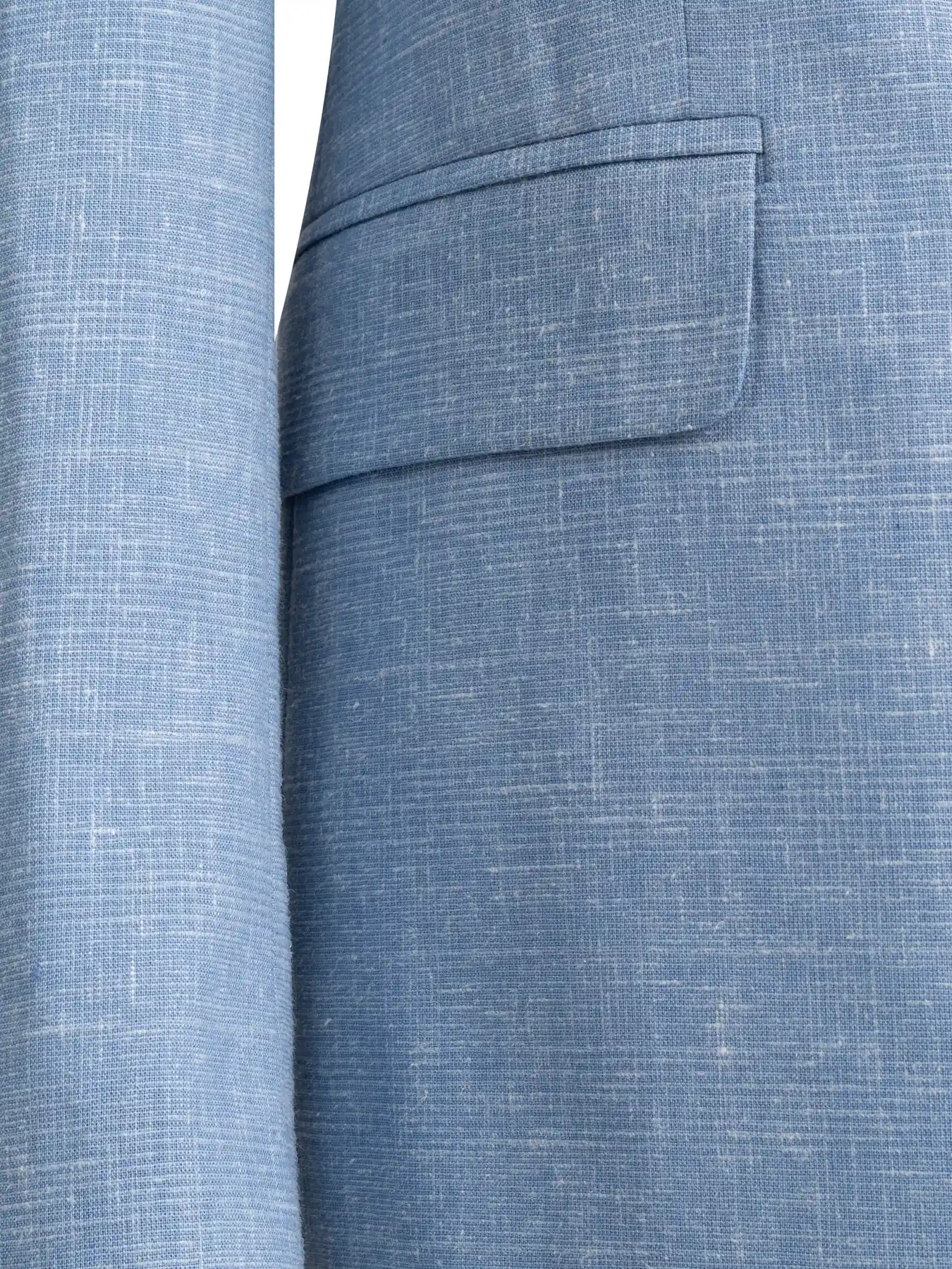 کت تک یقه بلیزر آبی ال سی من 75