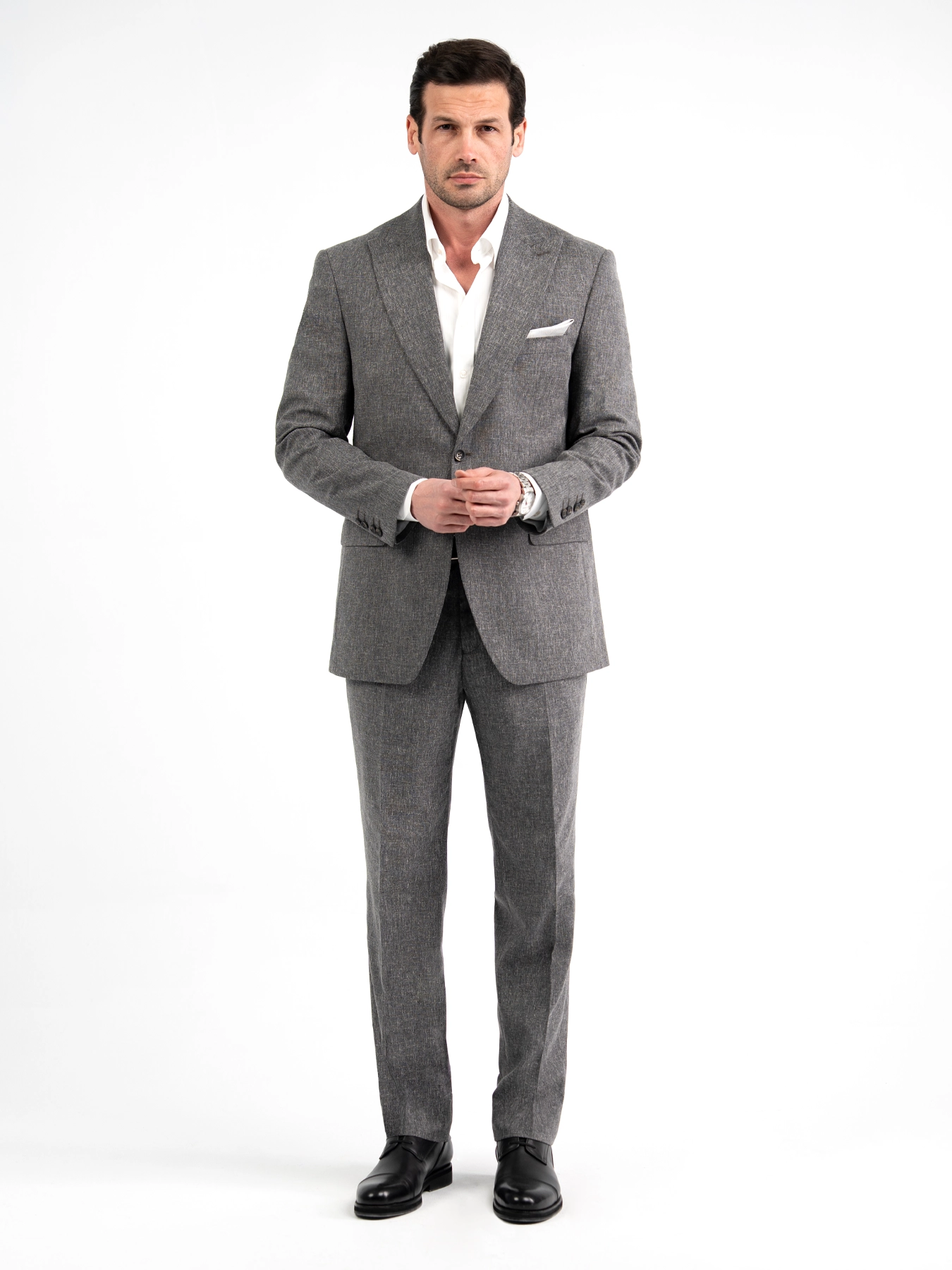 کت و شلوار طوسی ال سی من 34