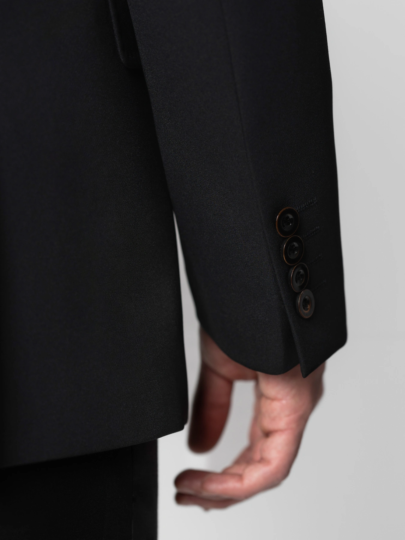 کت تک یقه بلیزر مشکی 95