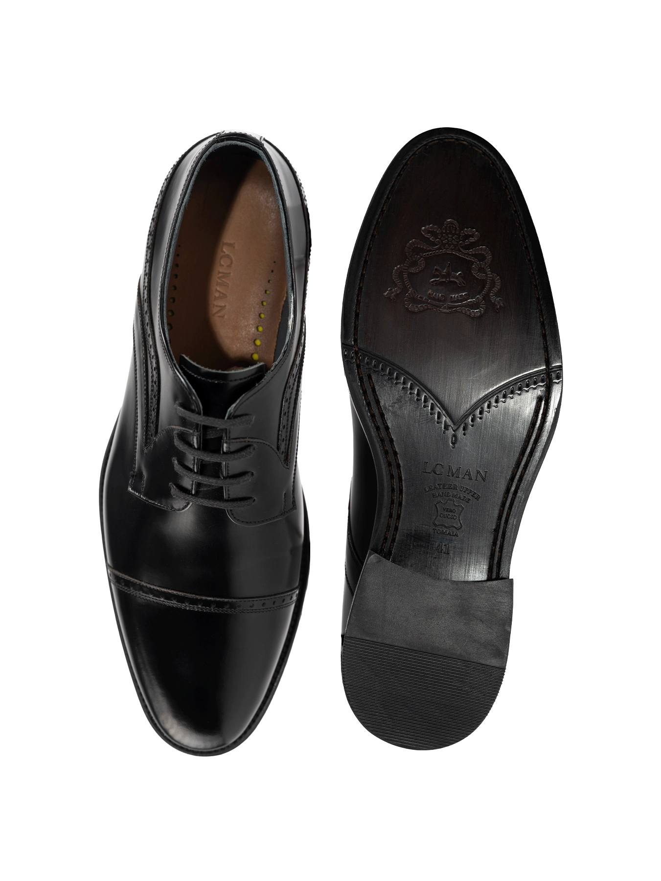 کفش چرم بندار مشکی 30