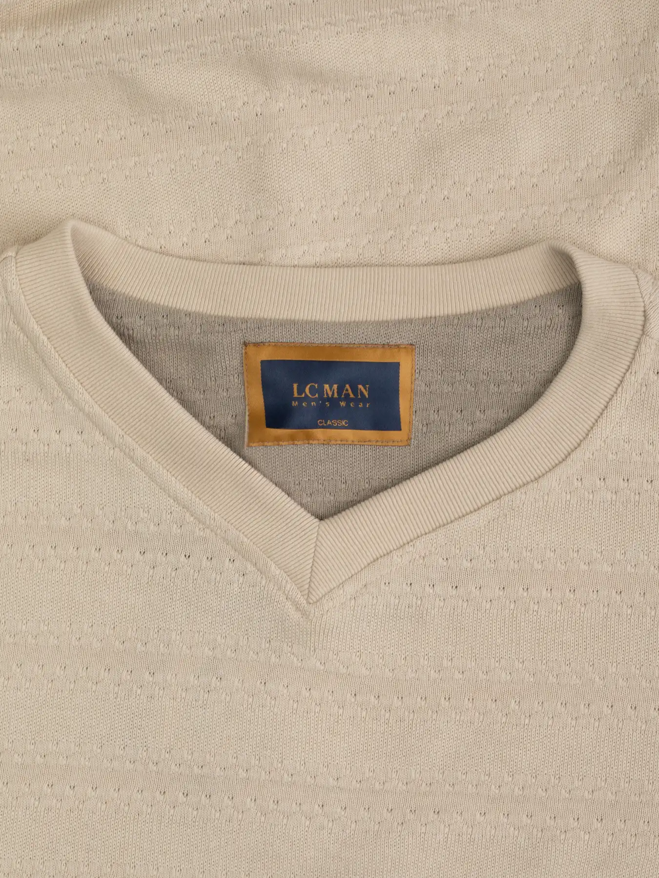 پلیور طرح دار کرم 87