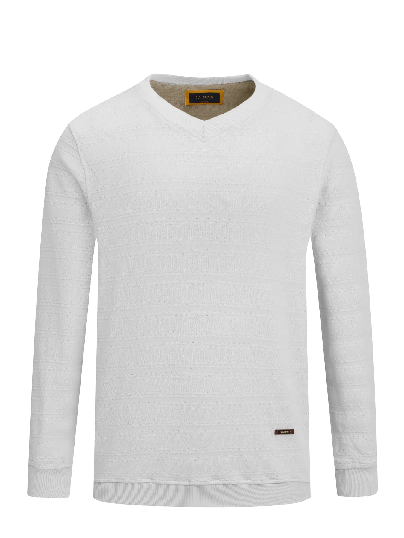 پلیور طرح دار سفید 99