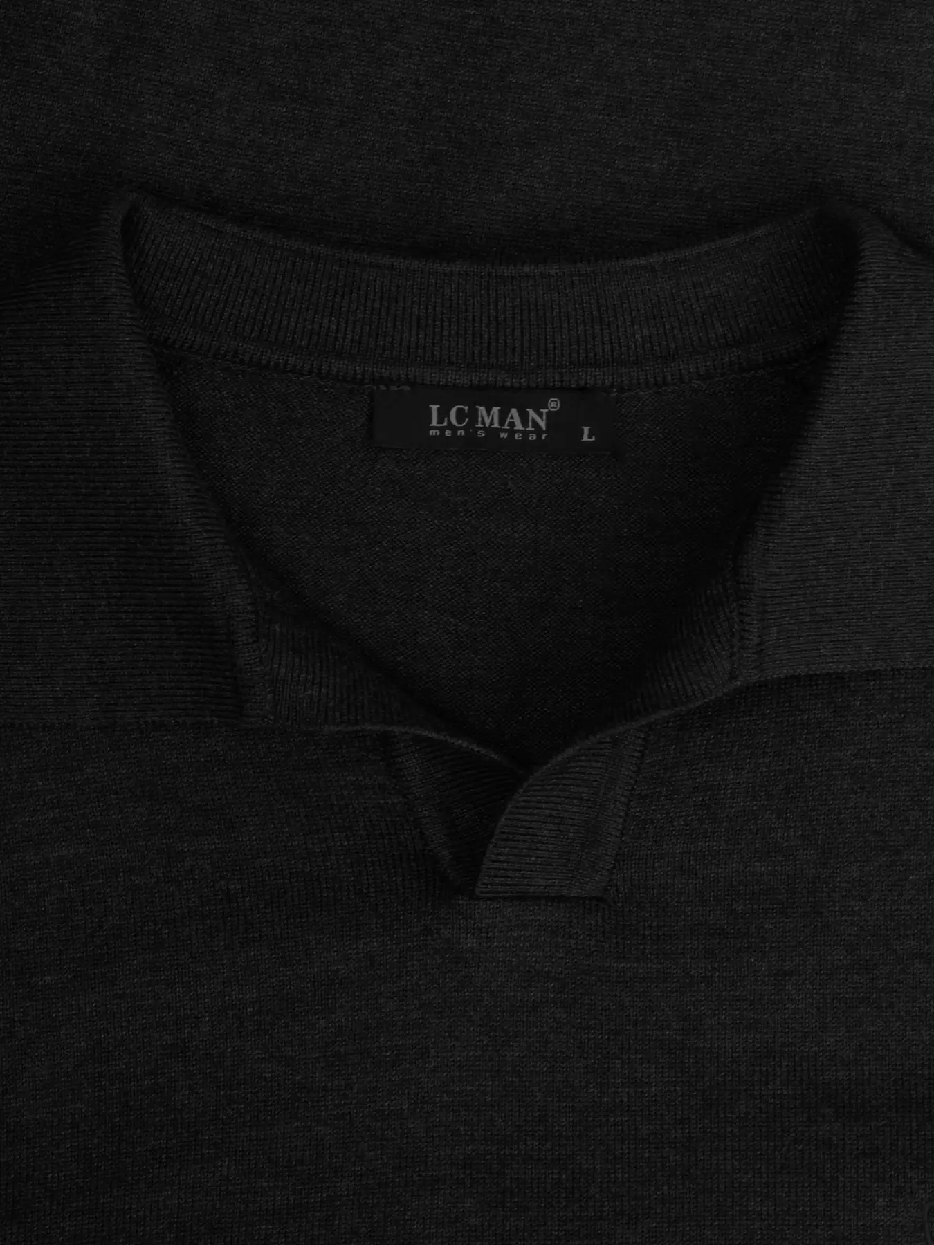 پلیور یقه شکاری مشکی 54