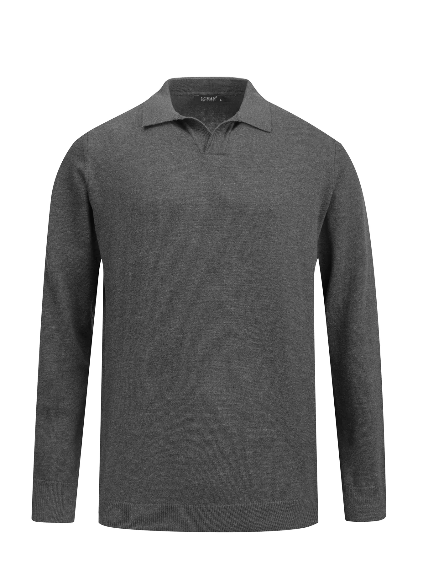 پلیور یقه شکاری دودی 58