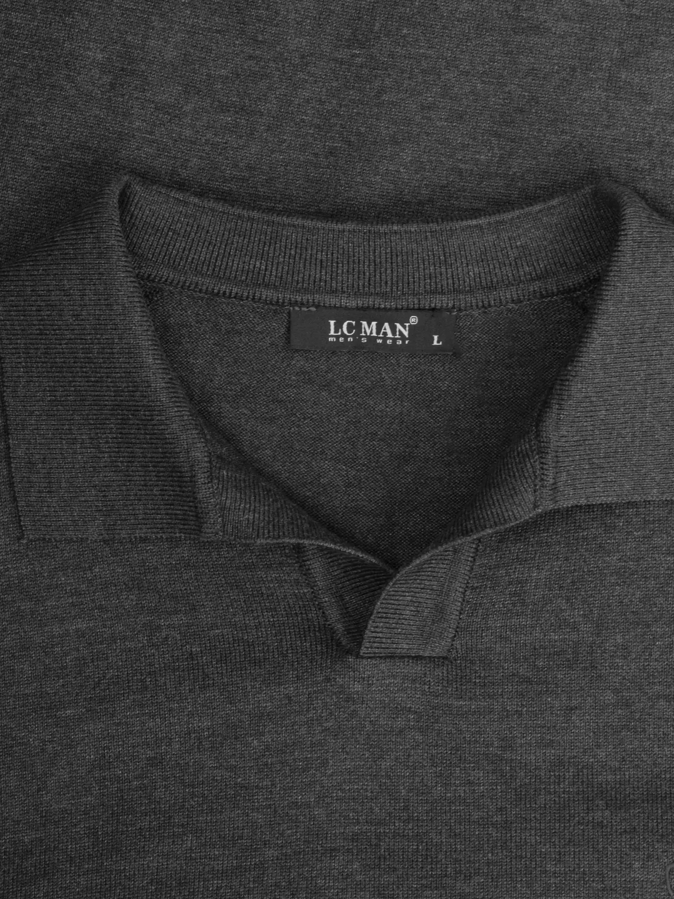 پلیور یقه شکاری دودی 58