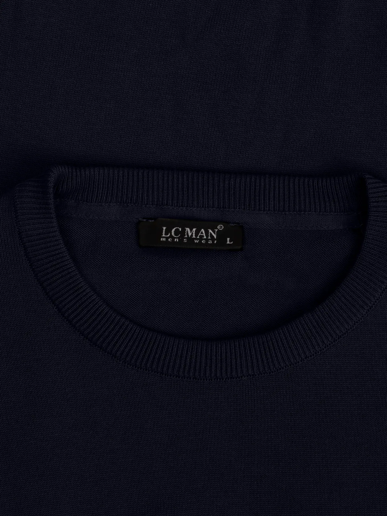 پلیور یقه گرد سرمه ای 82