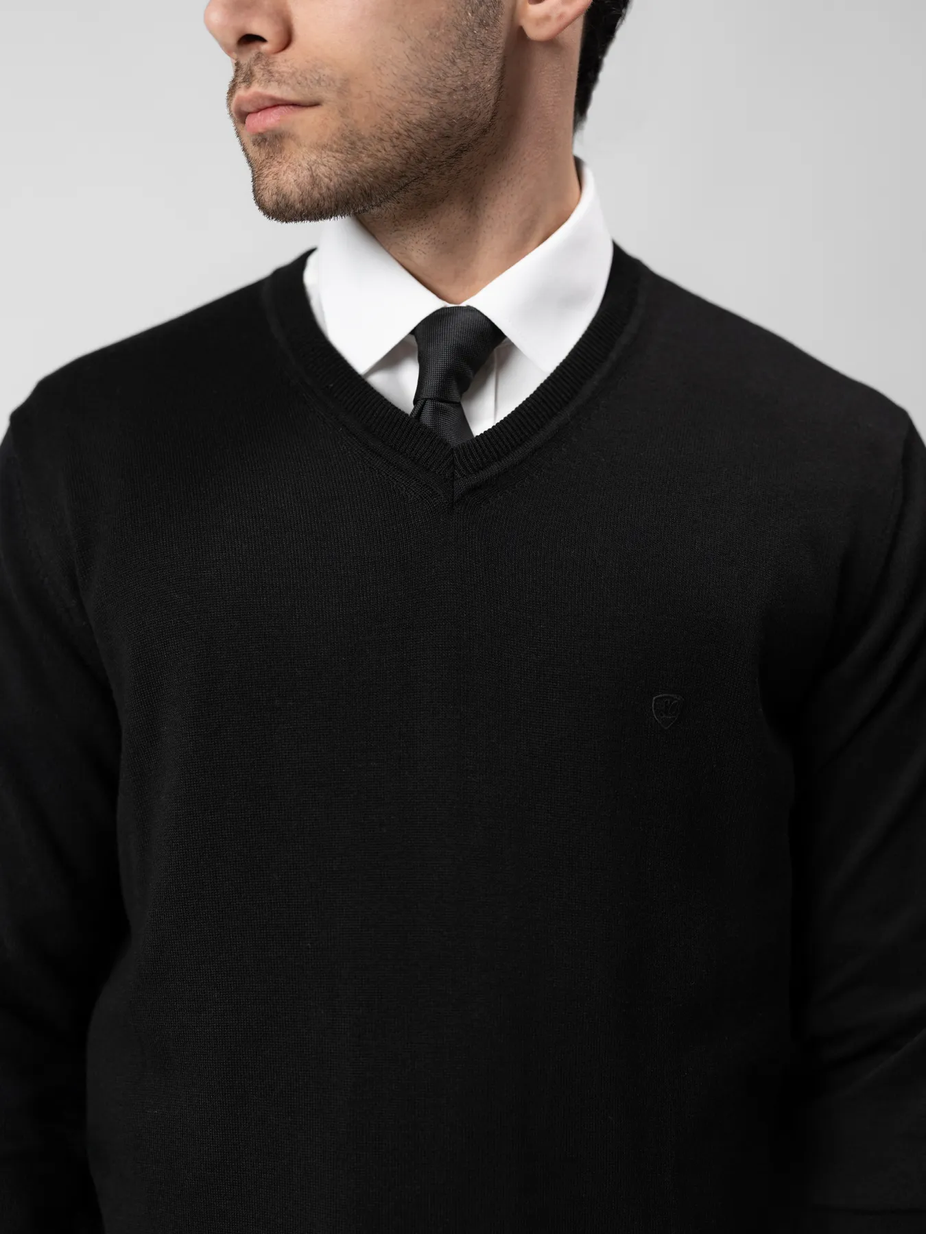 پلیور یقه هفت مشکی 19