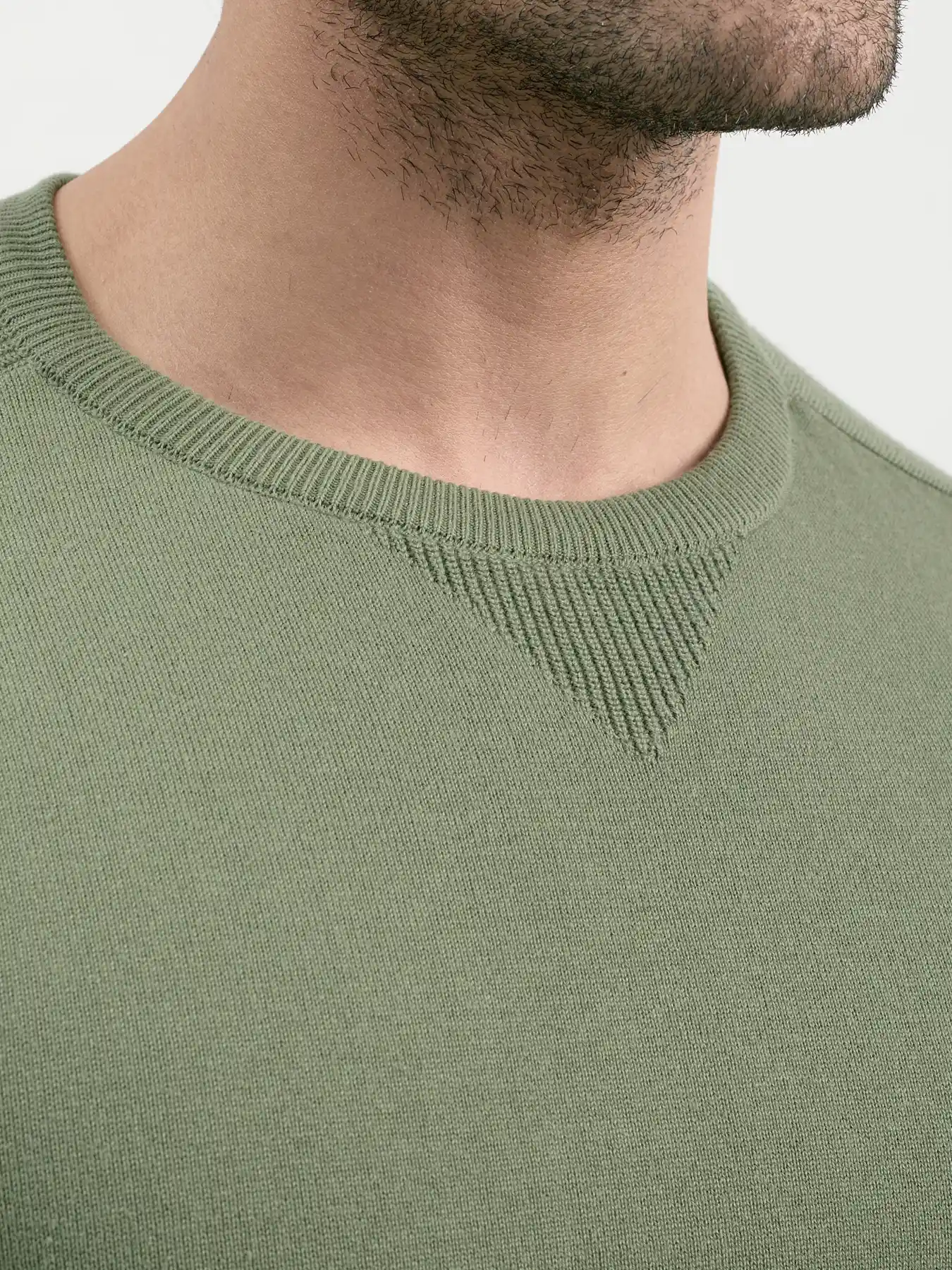 بافت زیتونی یقه گرد 51