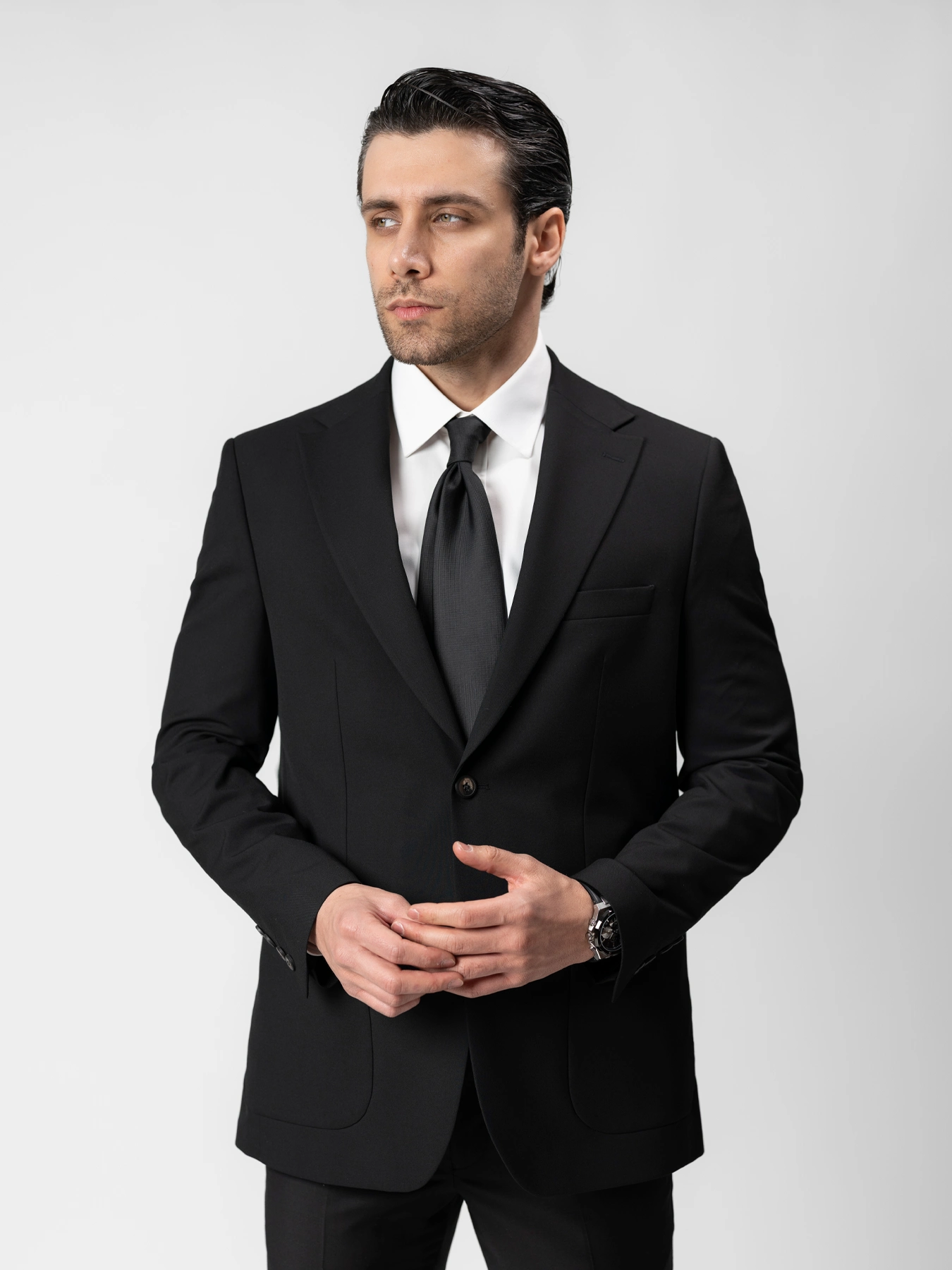 کت تک ساده مشکی 43