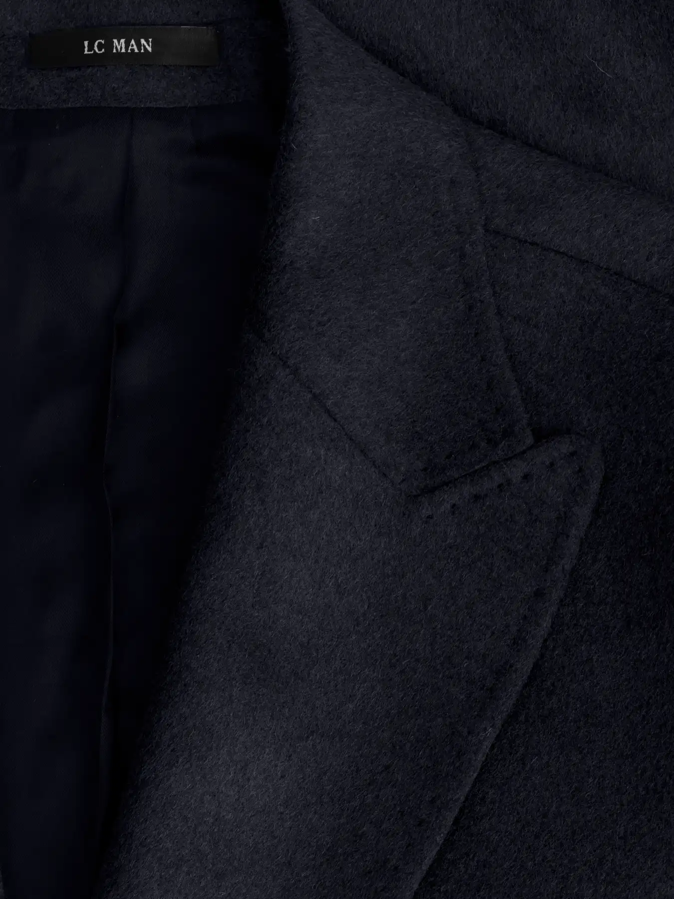 پالتو سرمه ای تیره یقه انگلیسی 57