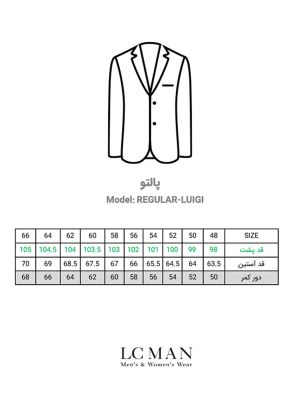 پالتو قهوه ای روشن یقه انگلیسی 75