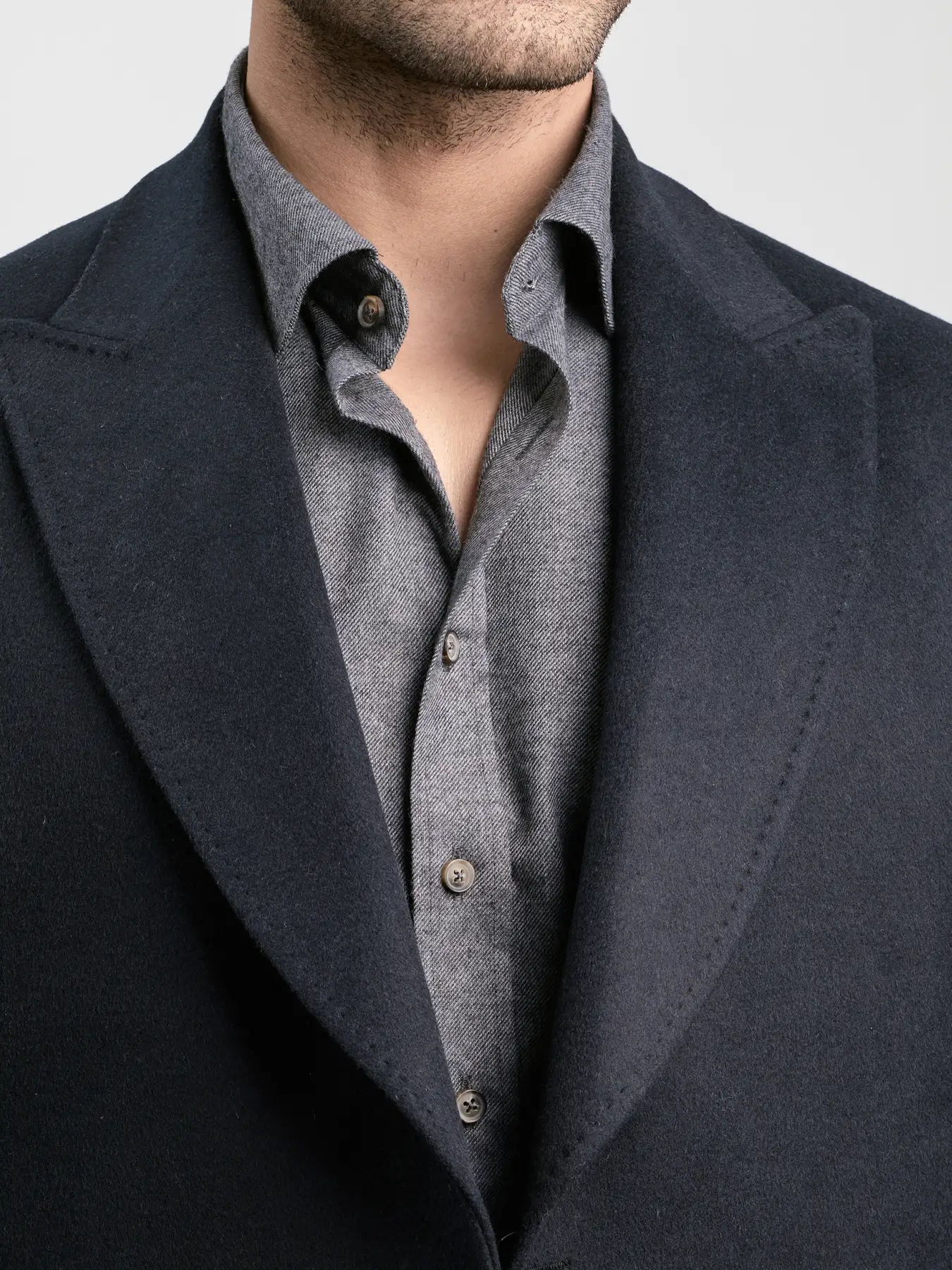 پالتو یقه بلیزر سرمه ای ال سی من 21