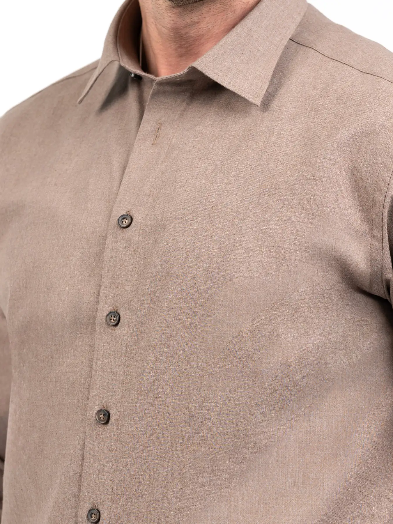 پیراهن آستین بلند قهوه ای پاییزه 59