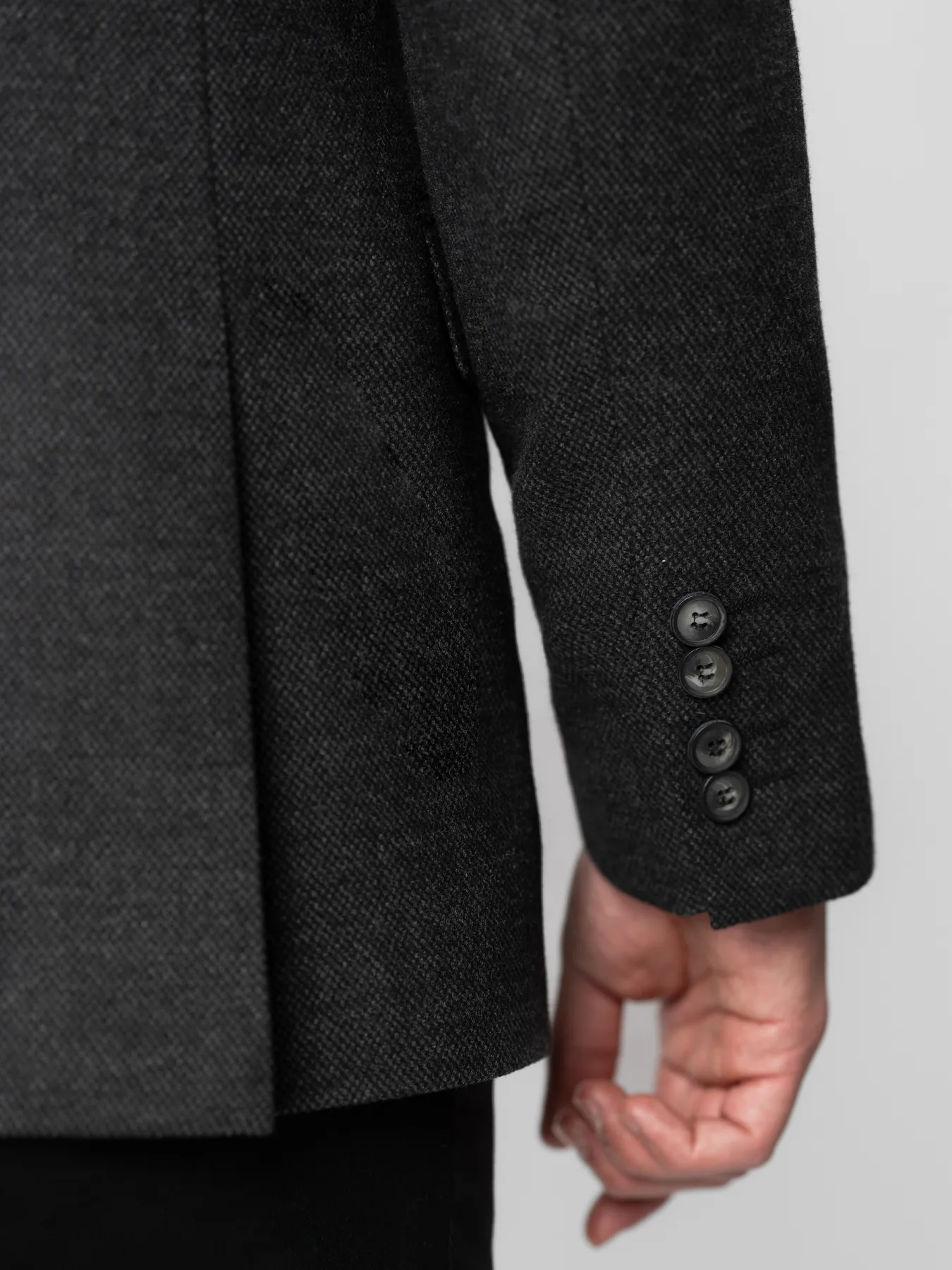 کت تک طرح سوزنی زغالی 42