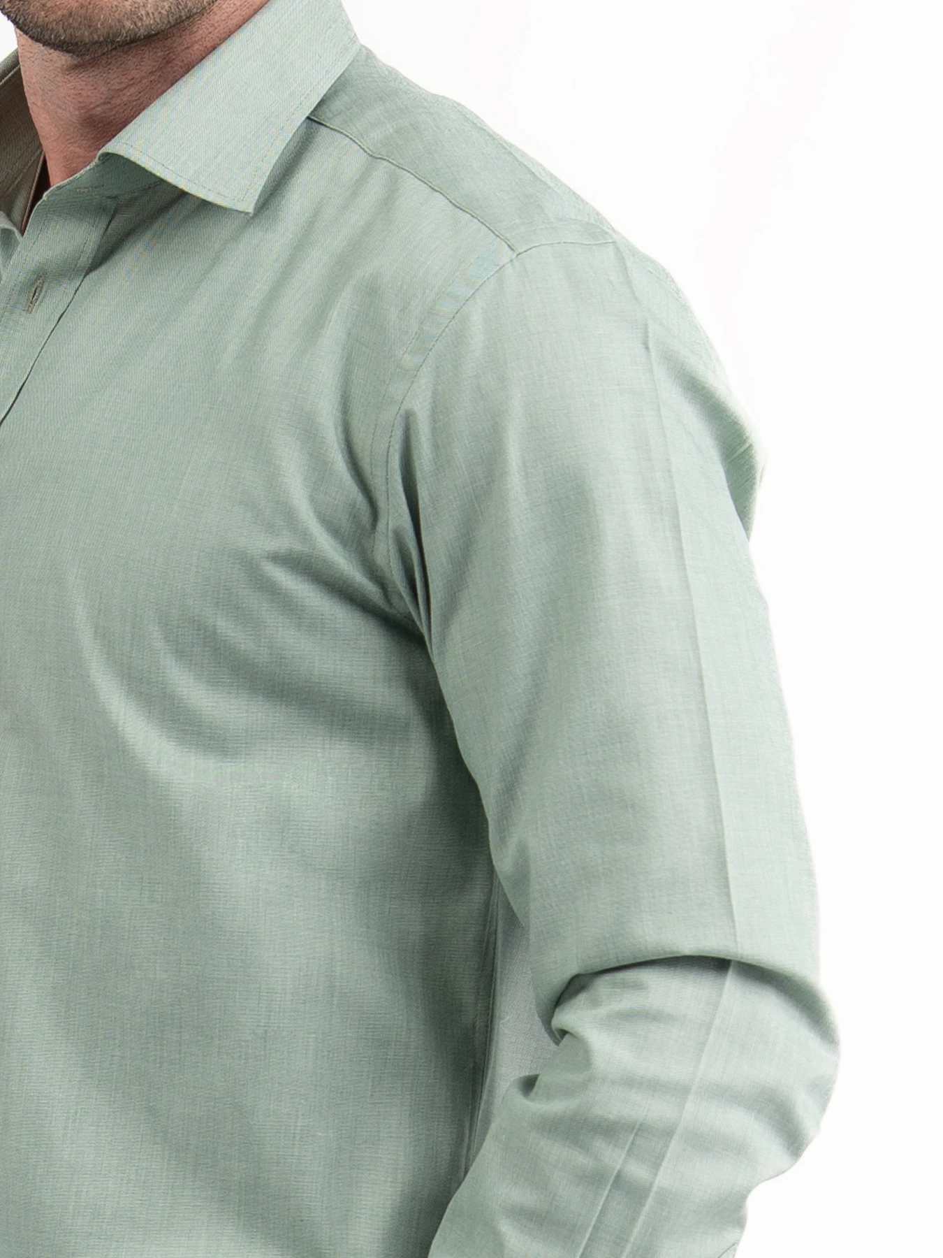 پیراهن آستین بلند سبز ال سی من 25