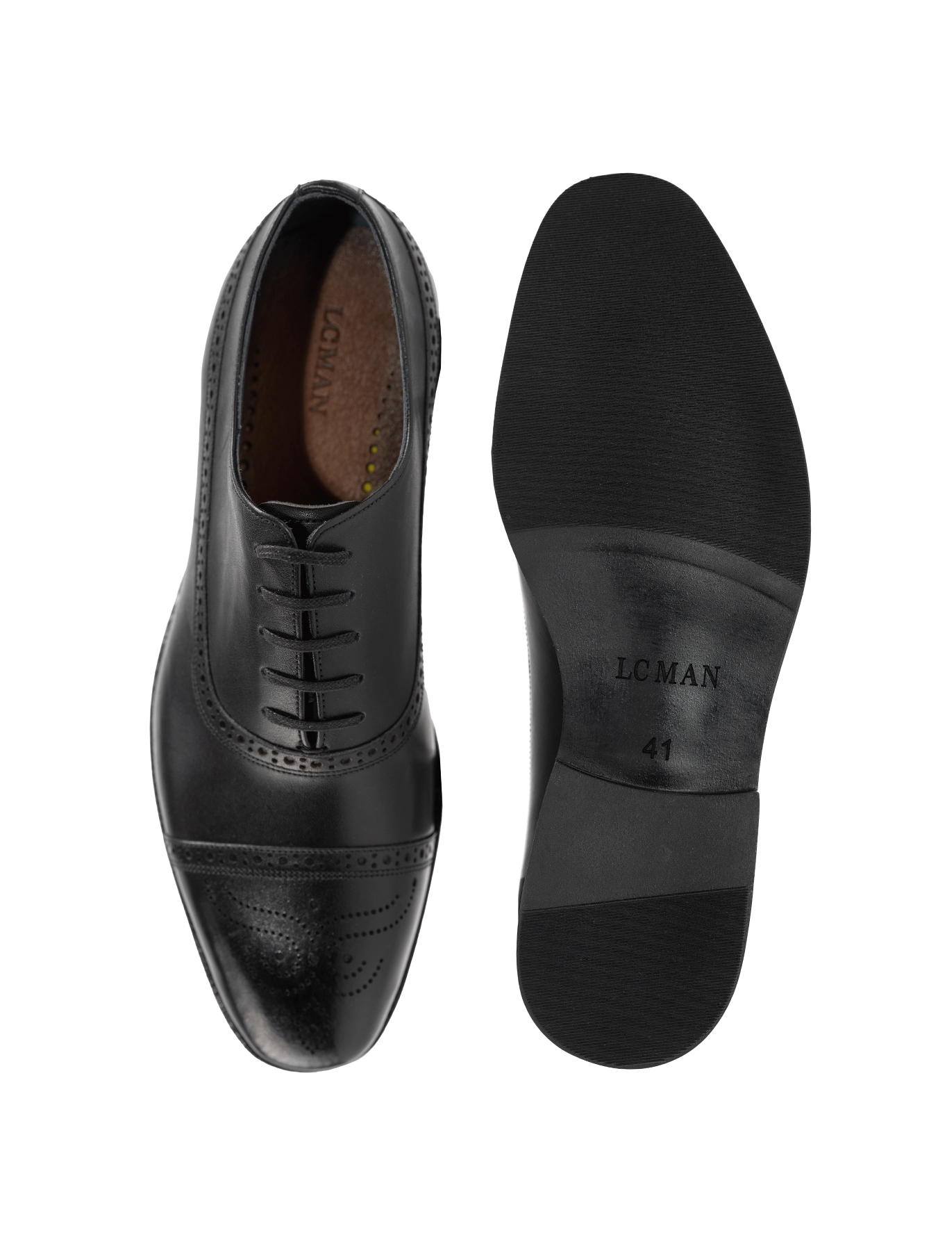 کفش چرم بندار مشکی 45