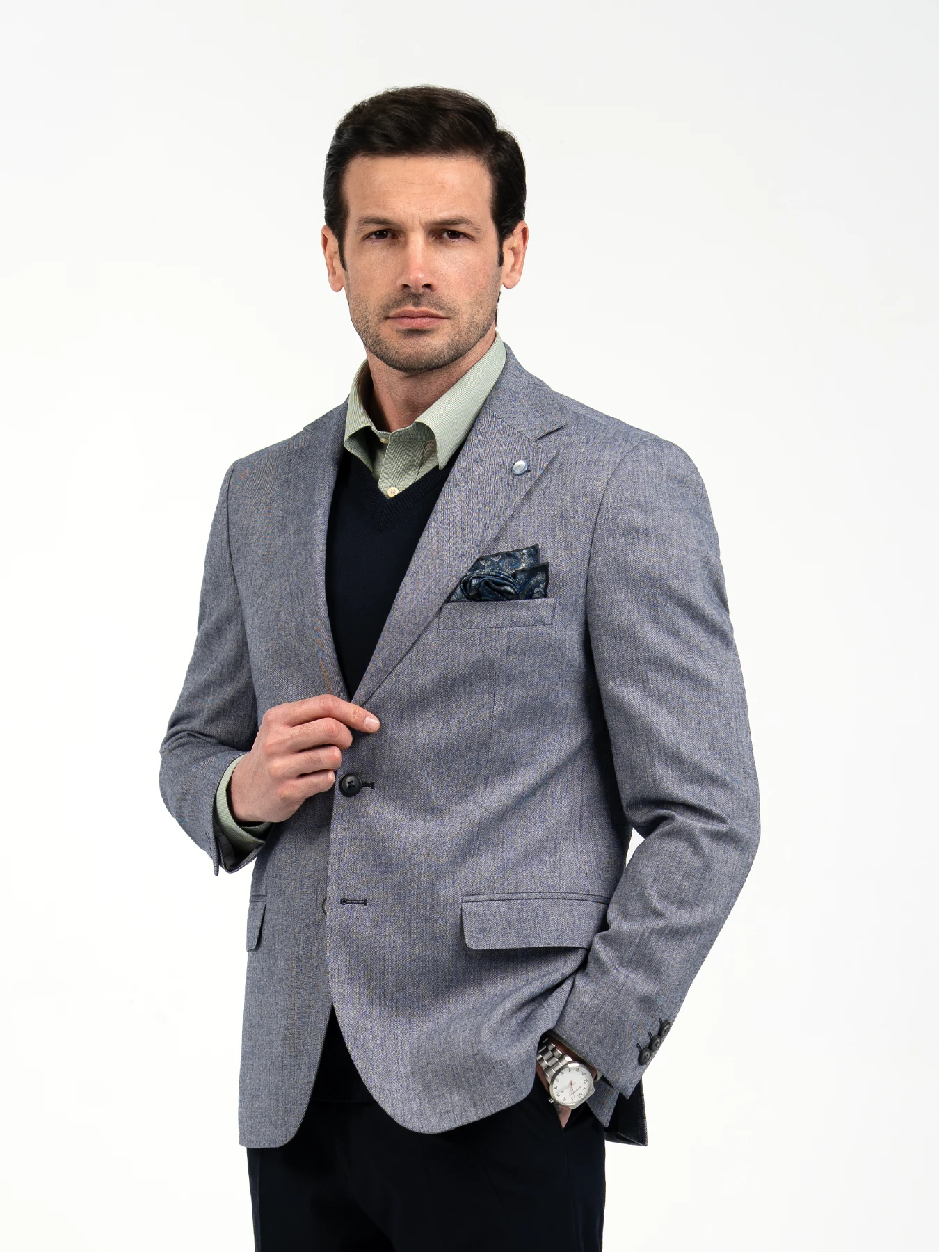 کت تک پاییزه آبی ال سی من 13