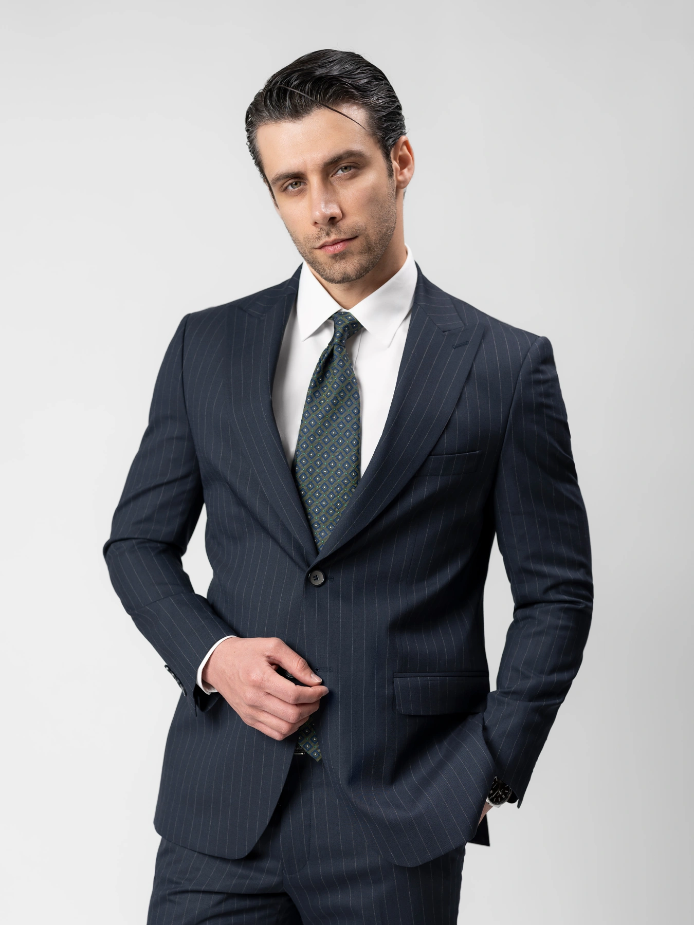 کت و شلوار یقه بلیزر دیپلمات 51