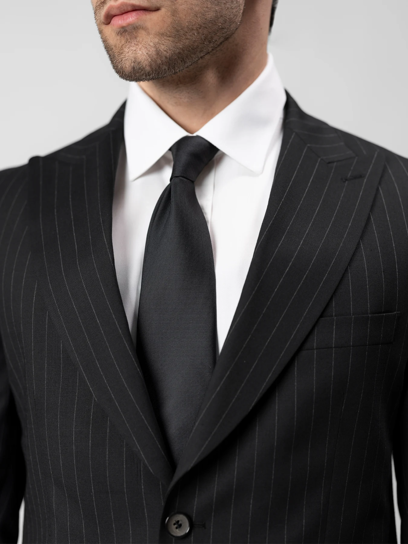 کت و شلوار یقه بلیزر دیپلمات مشکی 57