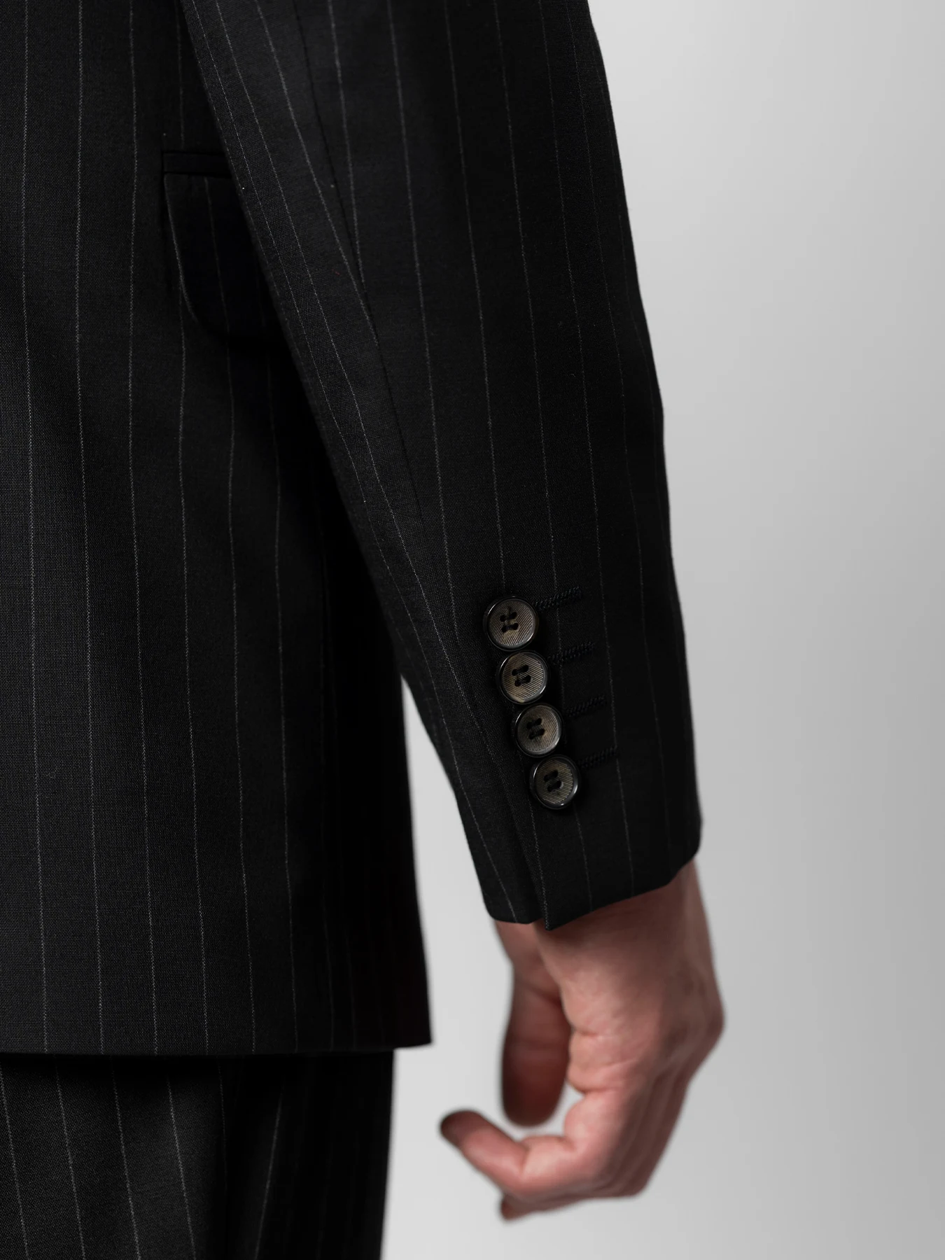 کت و شلوار یقه بلیزر دیپلمات مشکی 57